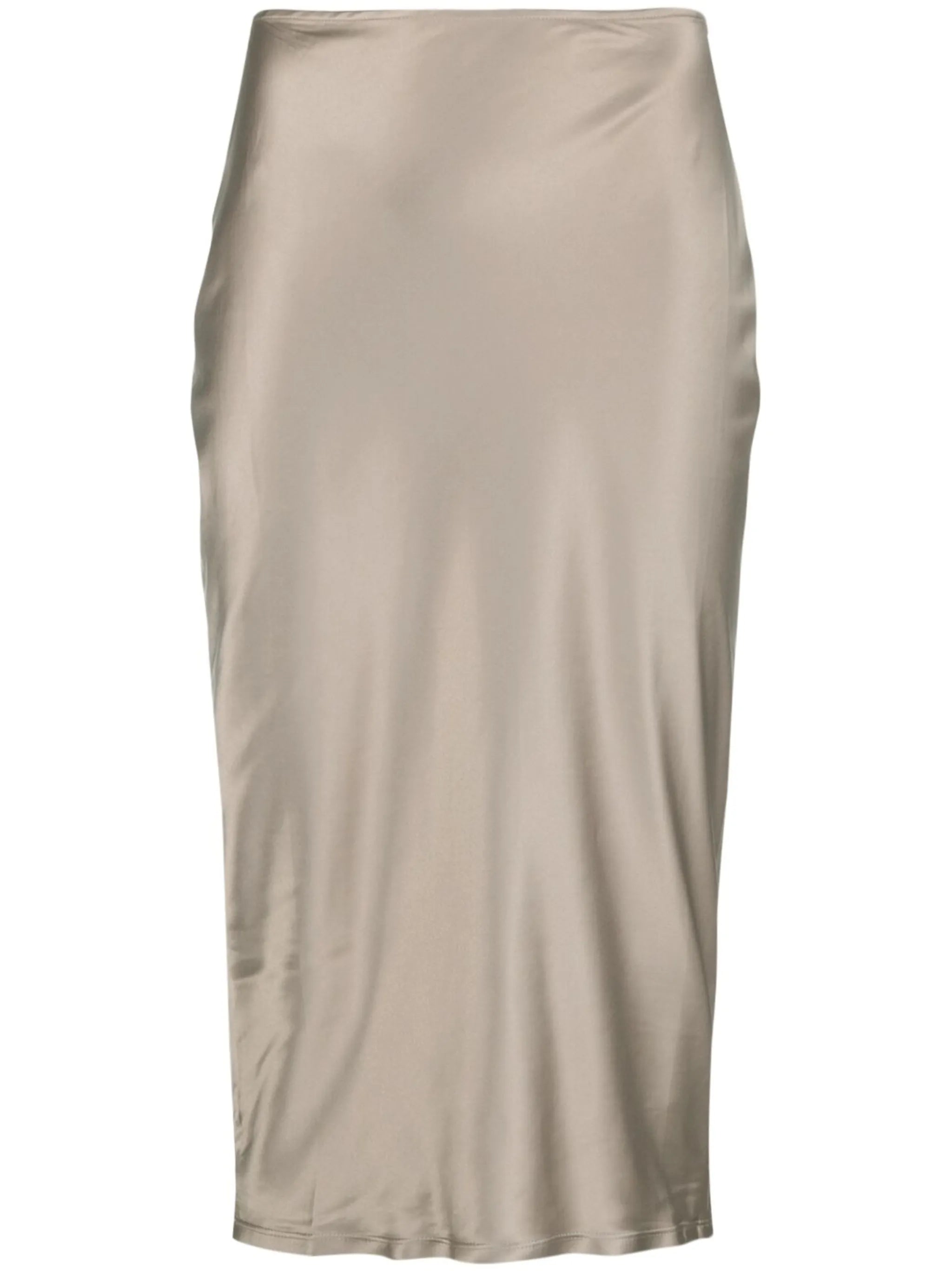 Verona cut-out satin midi skirt