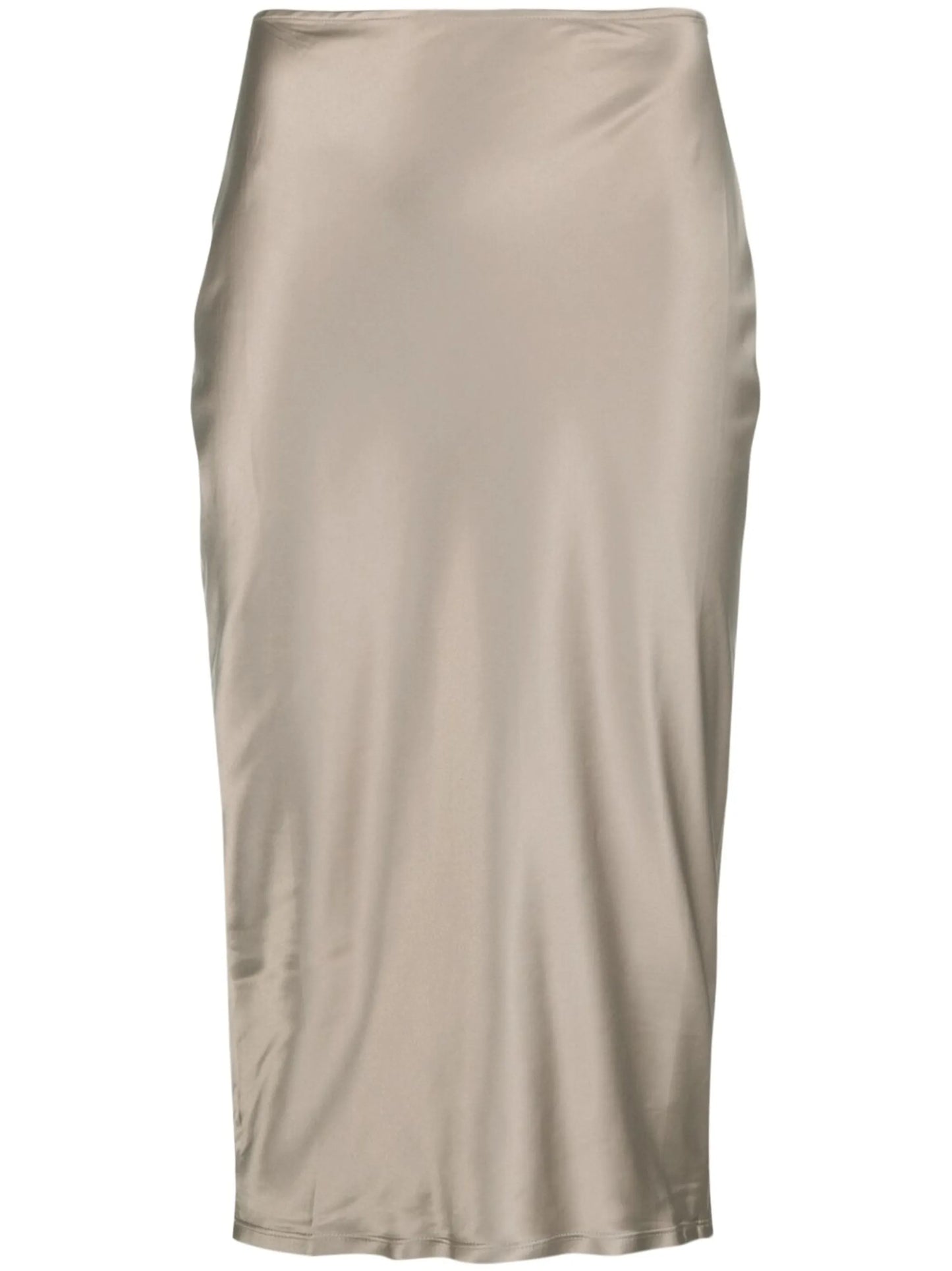 Verona cut-out satin midi skirt