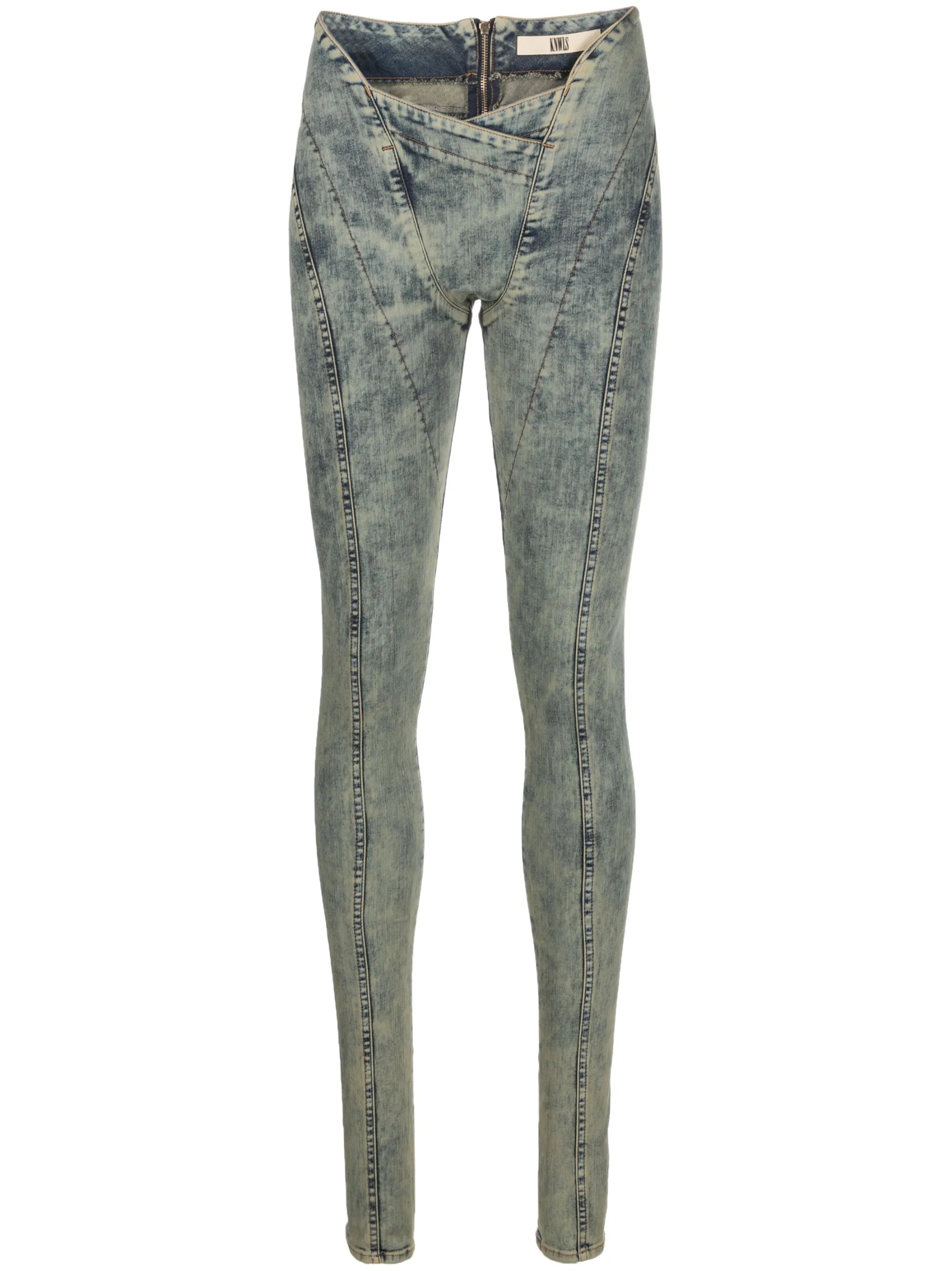 Celest asymmetric skinny jeans