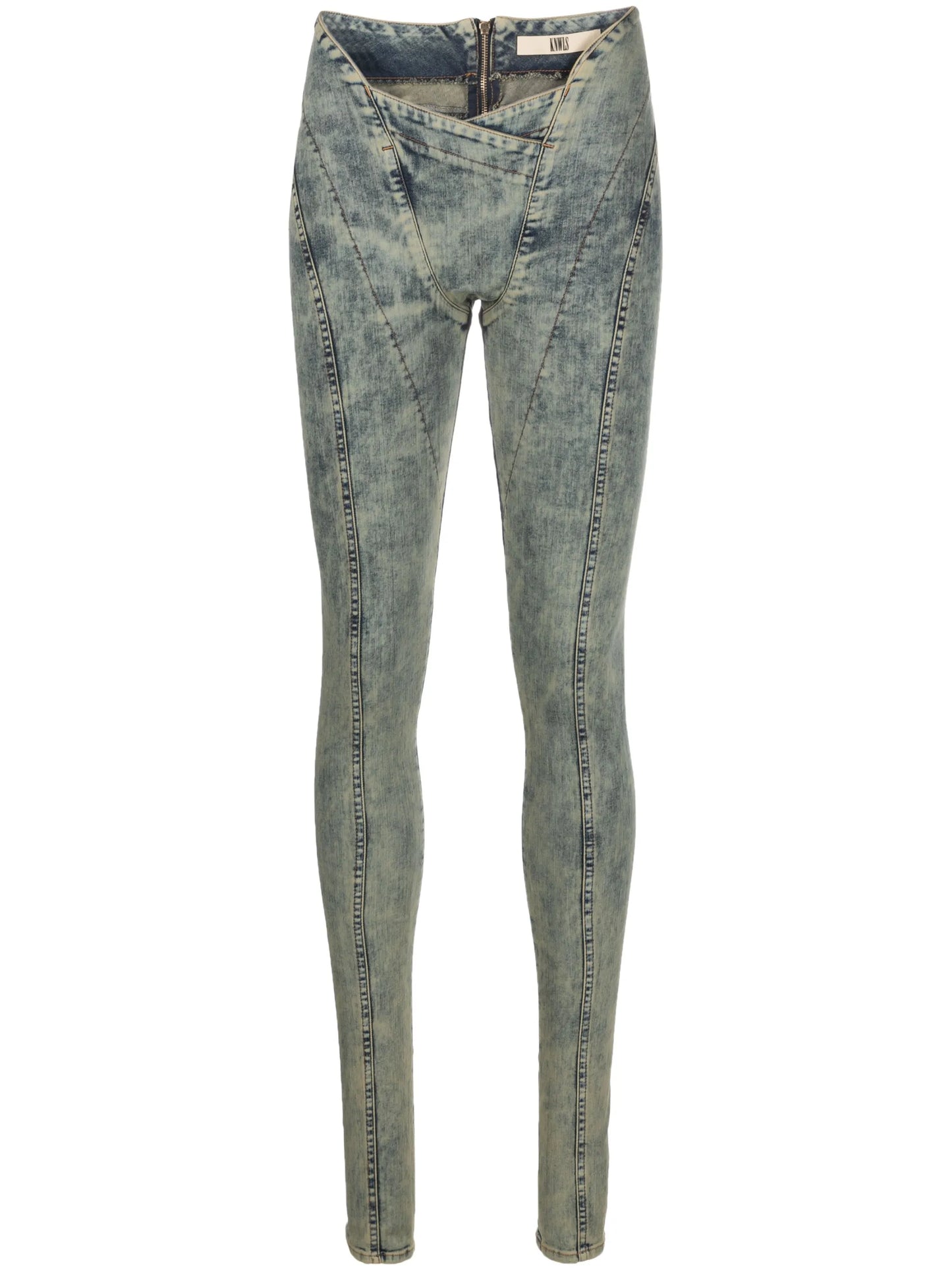 Celest asymmetric skinny jeans