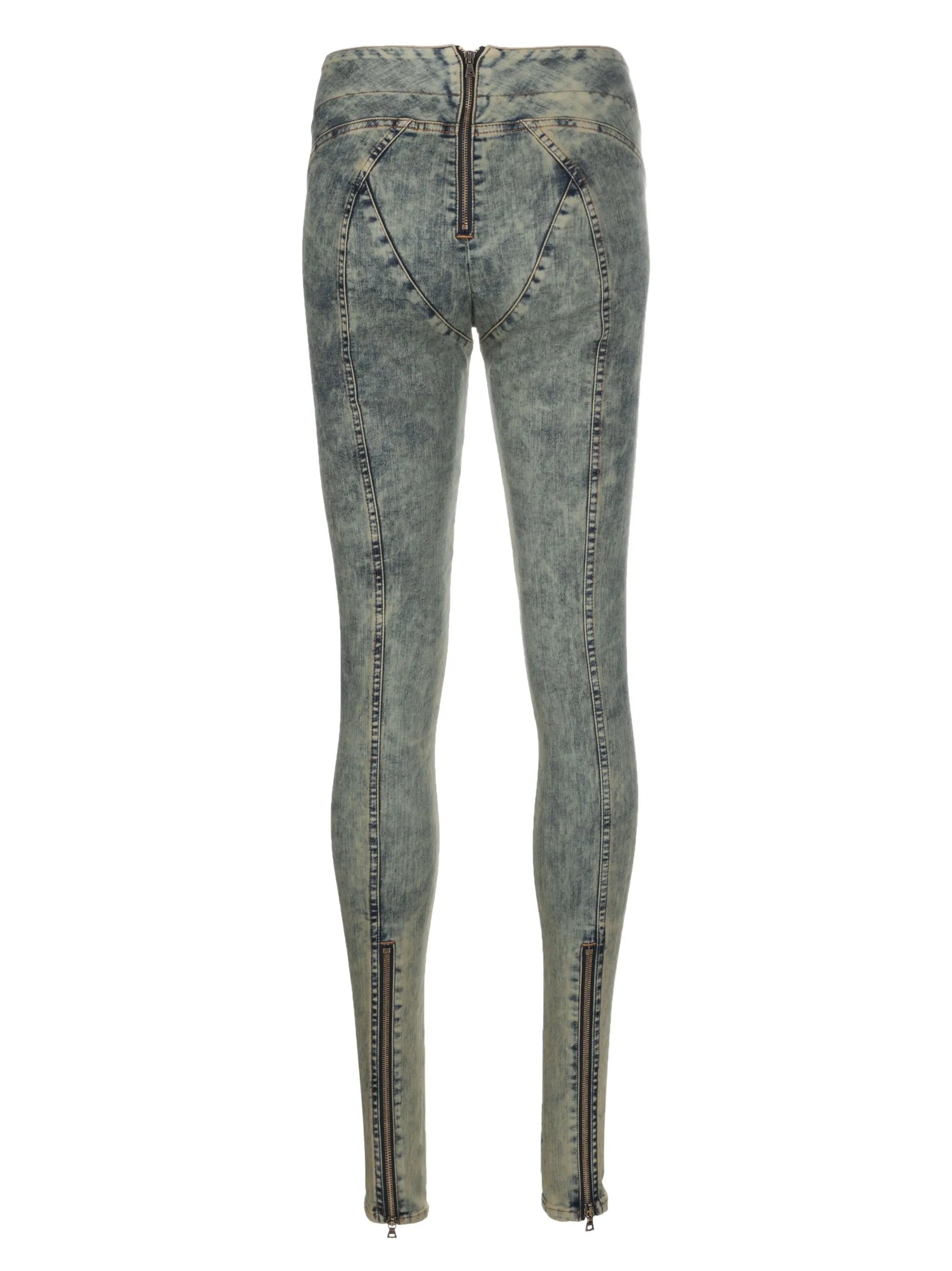Celest asymmetric skinny jeans