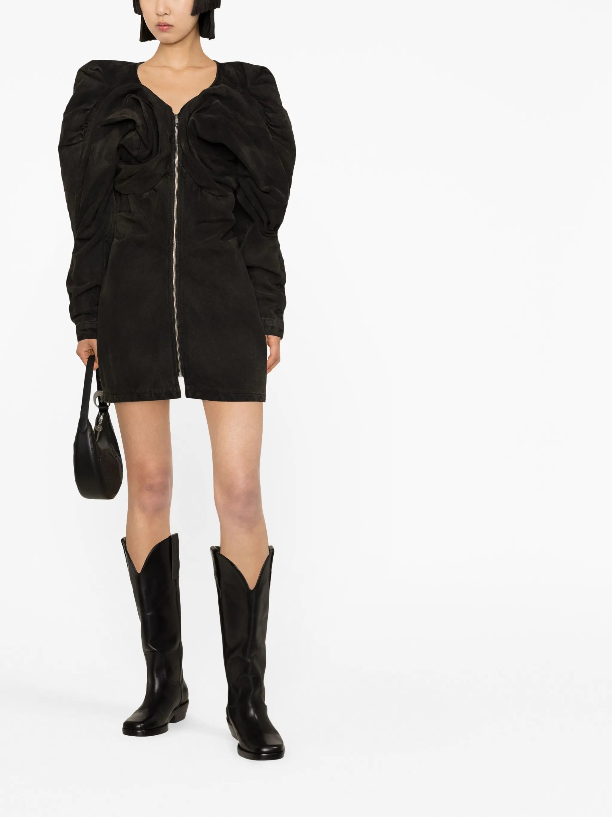 Scrapyard draped dress