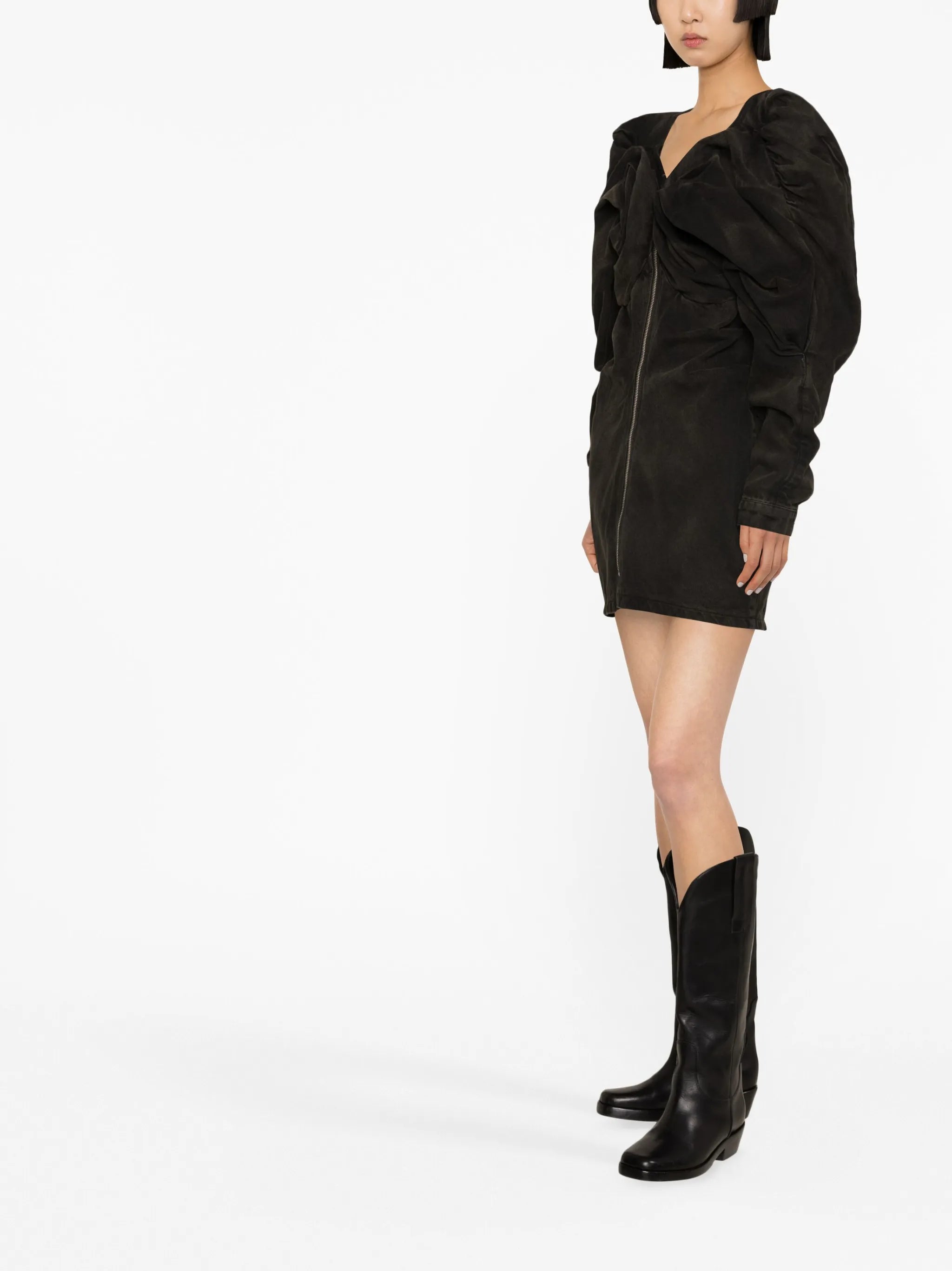 Scrapyard draped dress