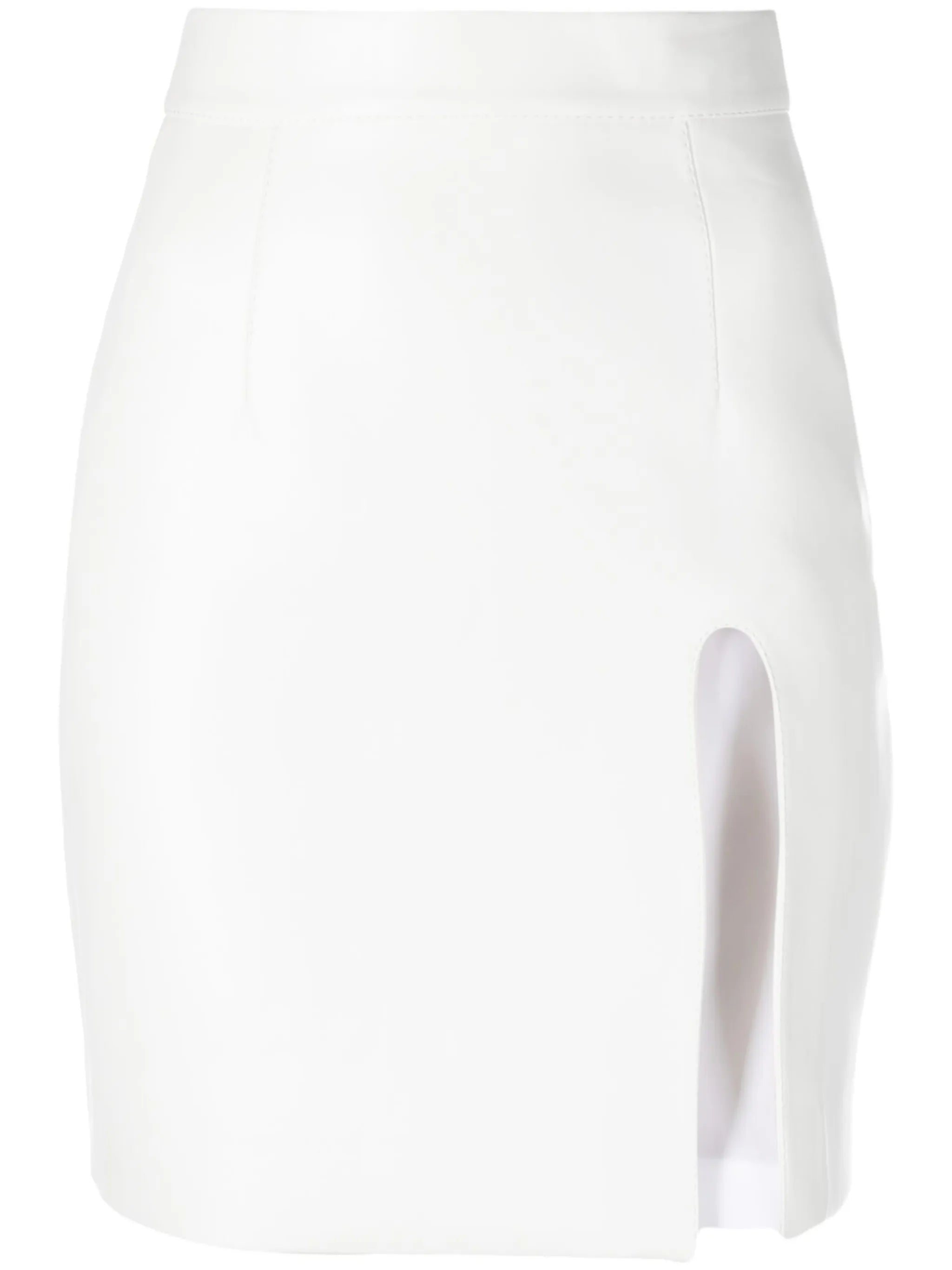 slit-detail miniskirt