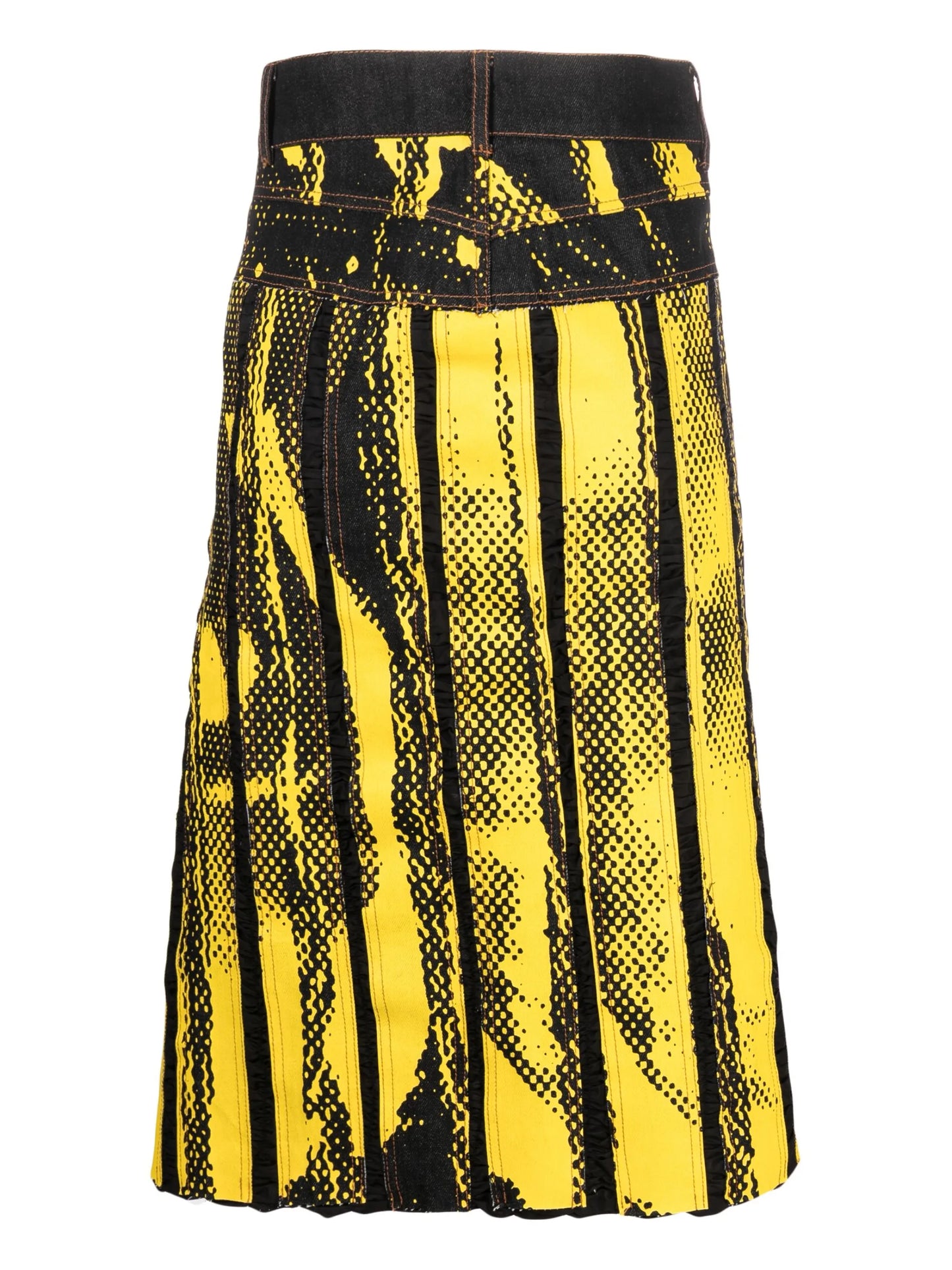 Chariot Biker printed cotton skirt