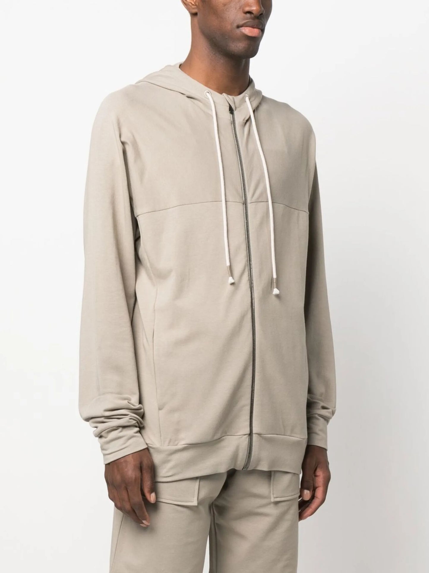 fine knit hooded cardigan