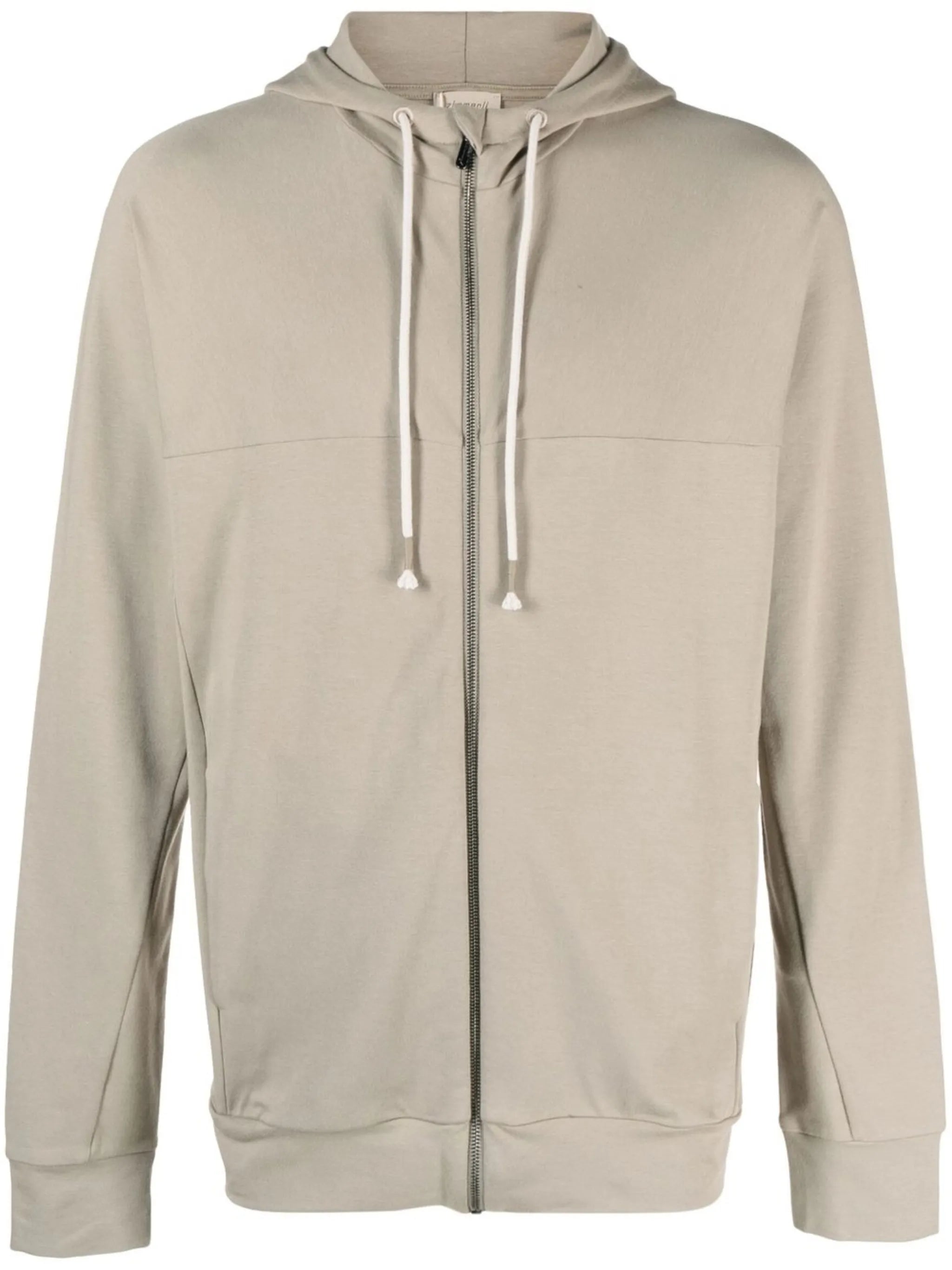 fine knit hooded cardigan