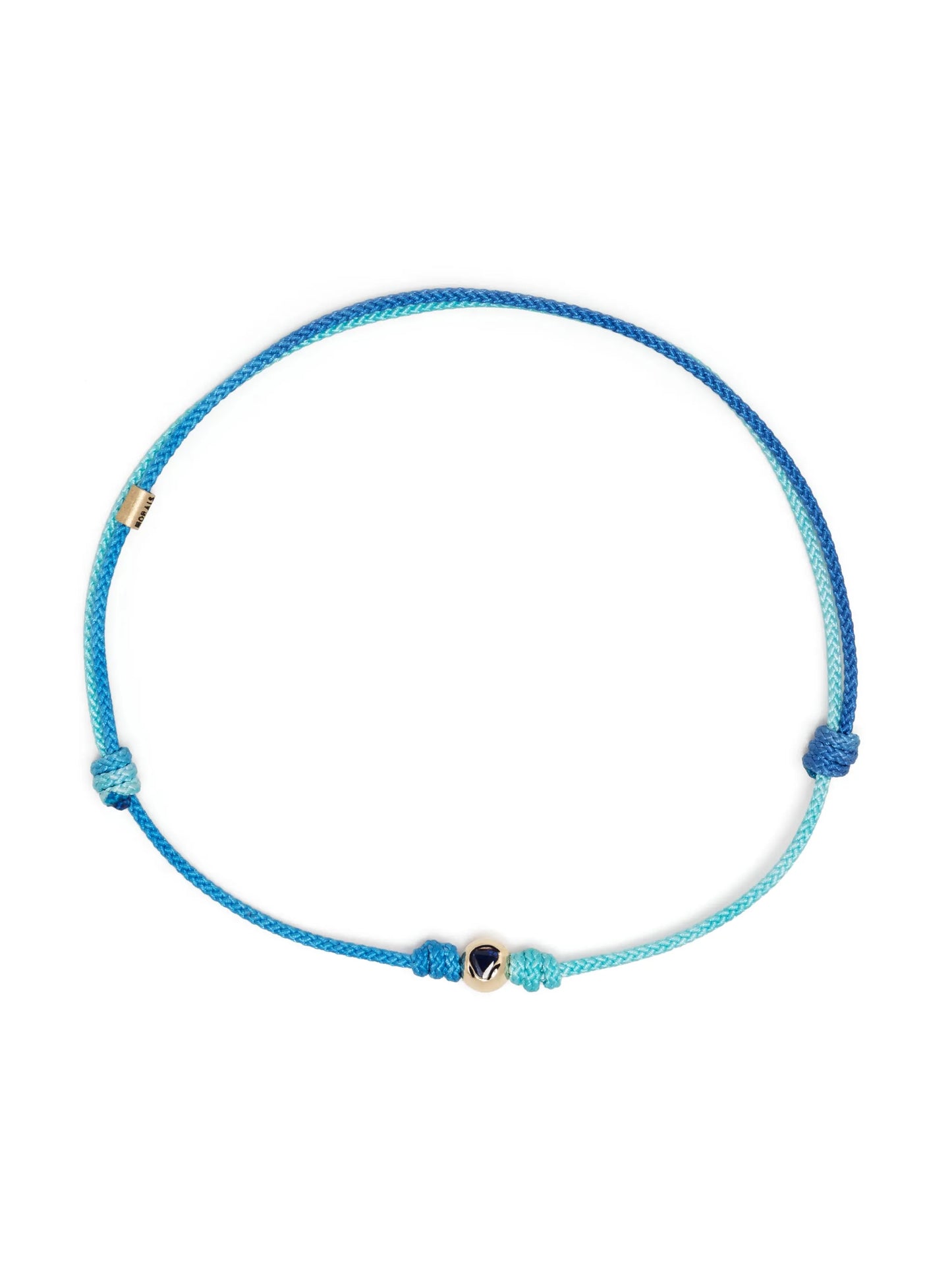 14kt yellow gold Medium Ball sapphire bracelet