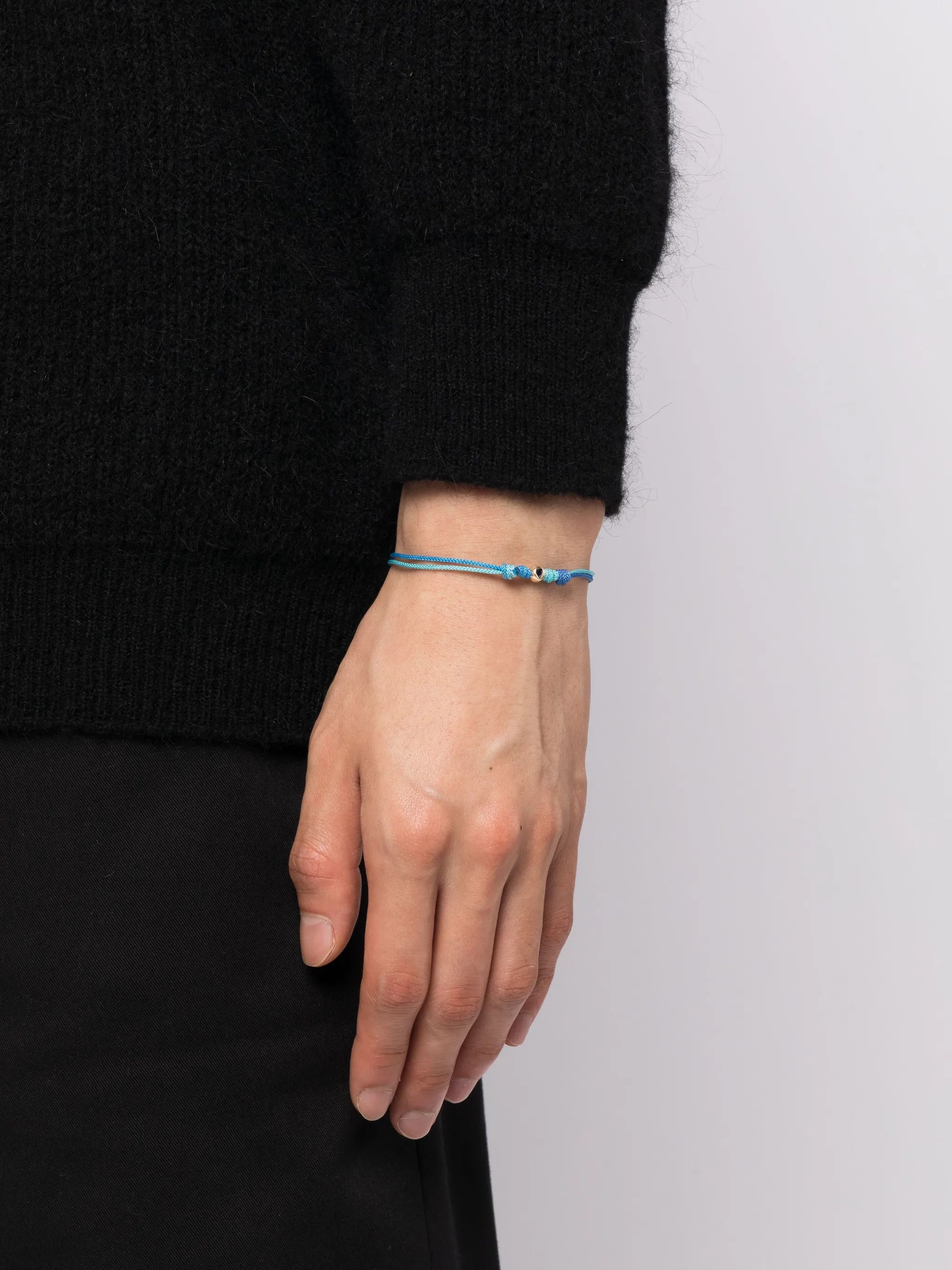 14kt yellow gold Medium Ball sapphire bracelet