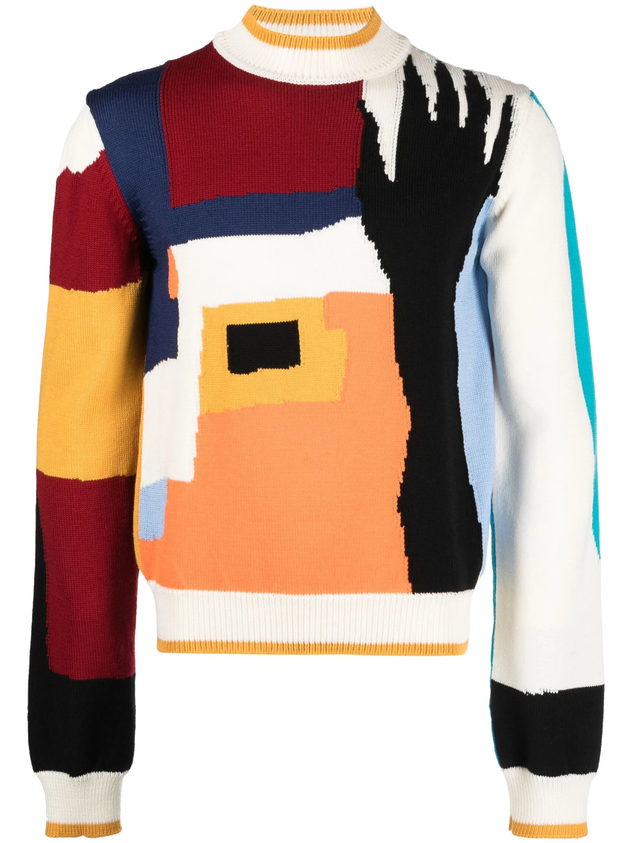 Community Intarsia-Knitted Jumper