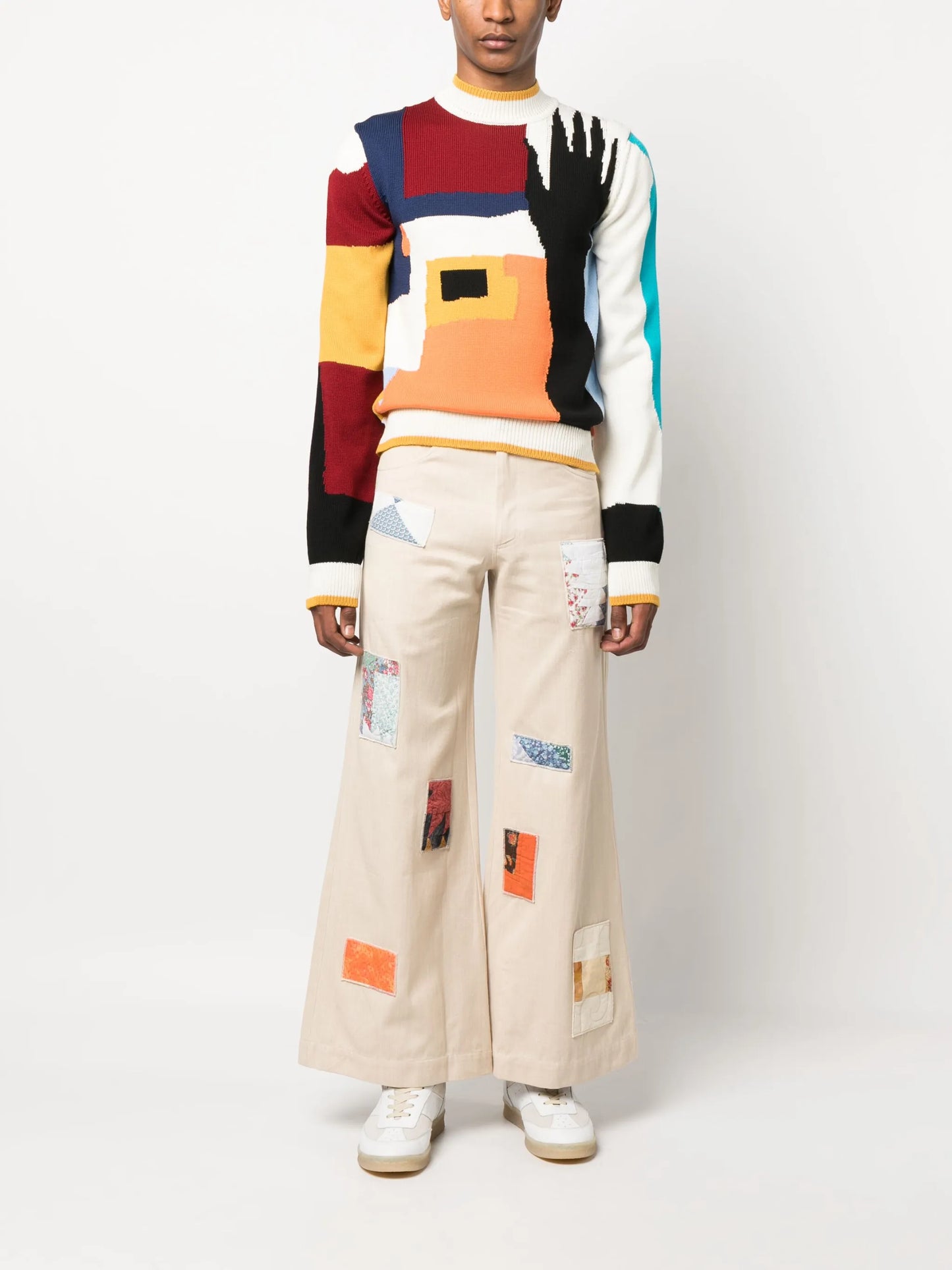 Community Intarsia-Knitted Jumper