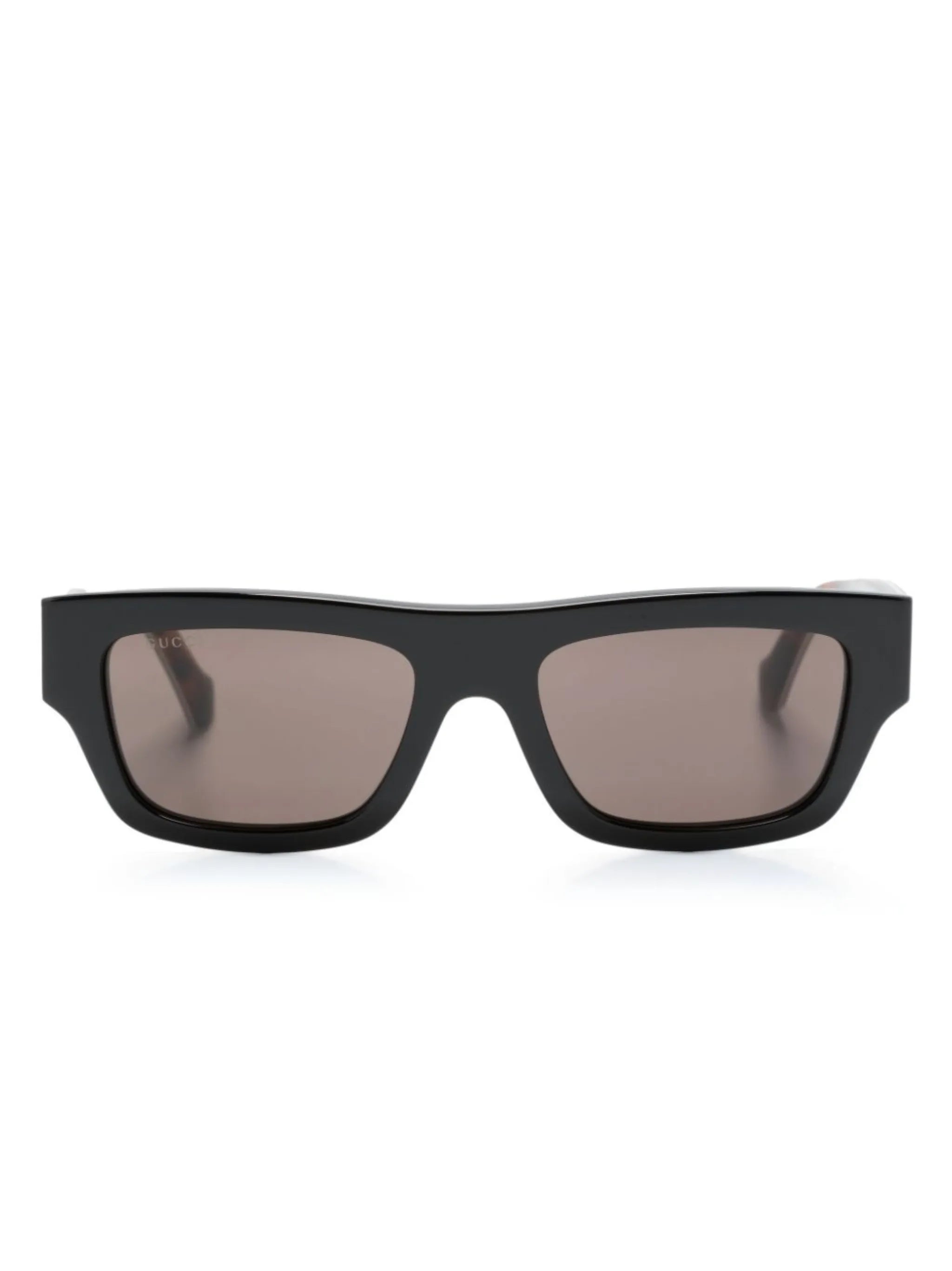 square-frame tinted sunglasses