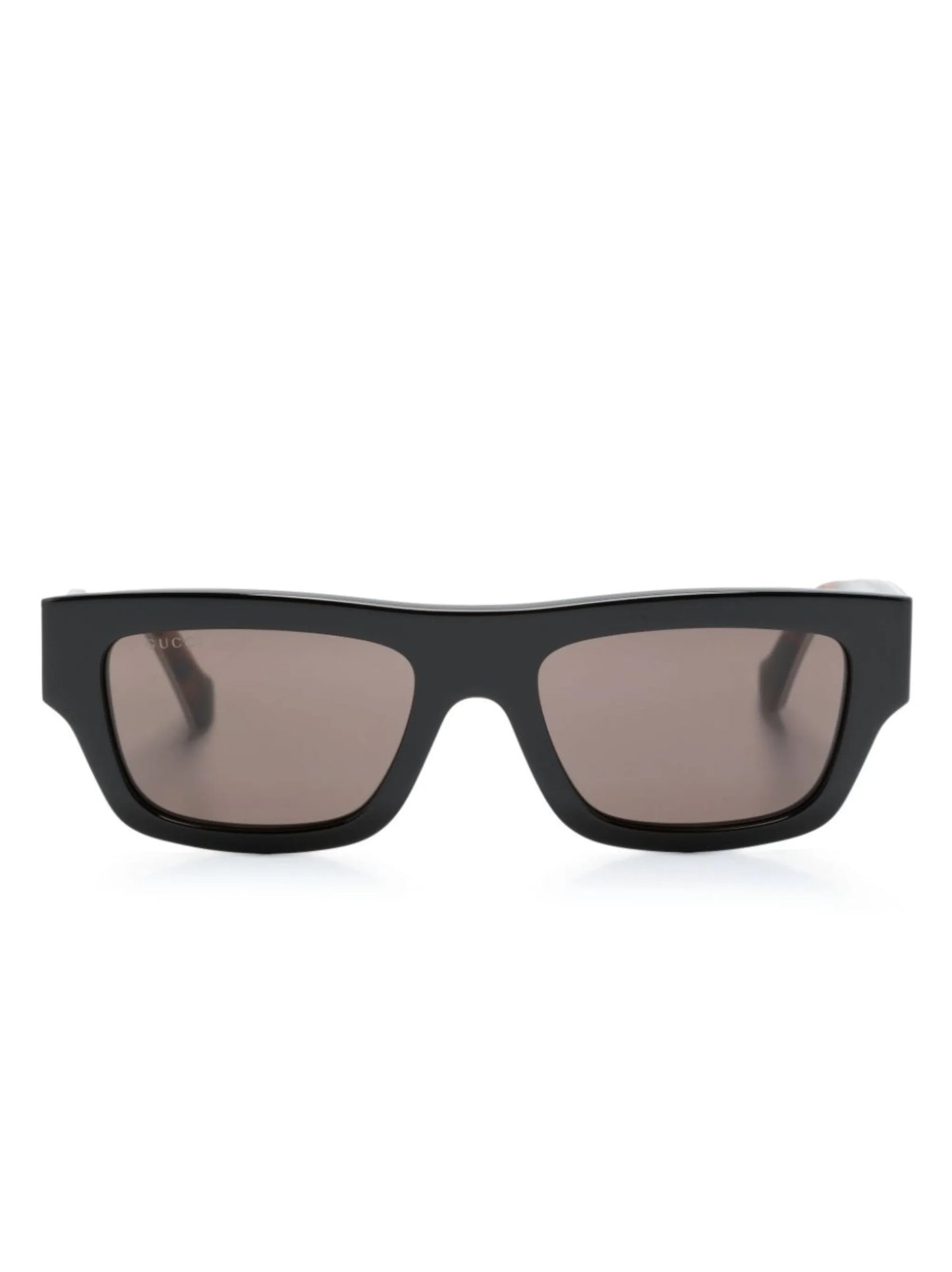 square-frame tinted sunglasses