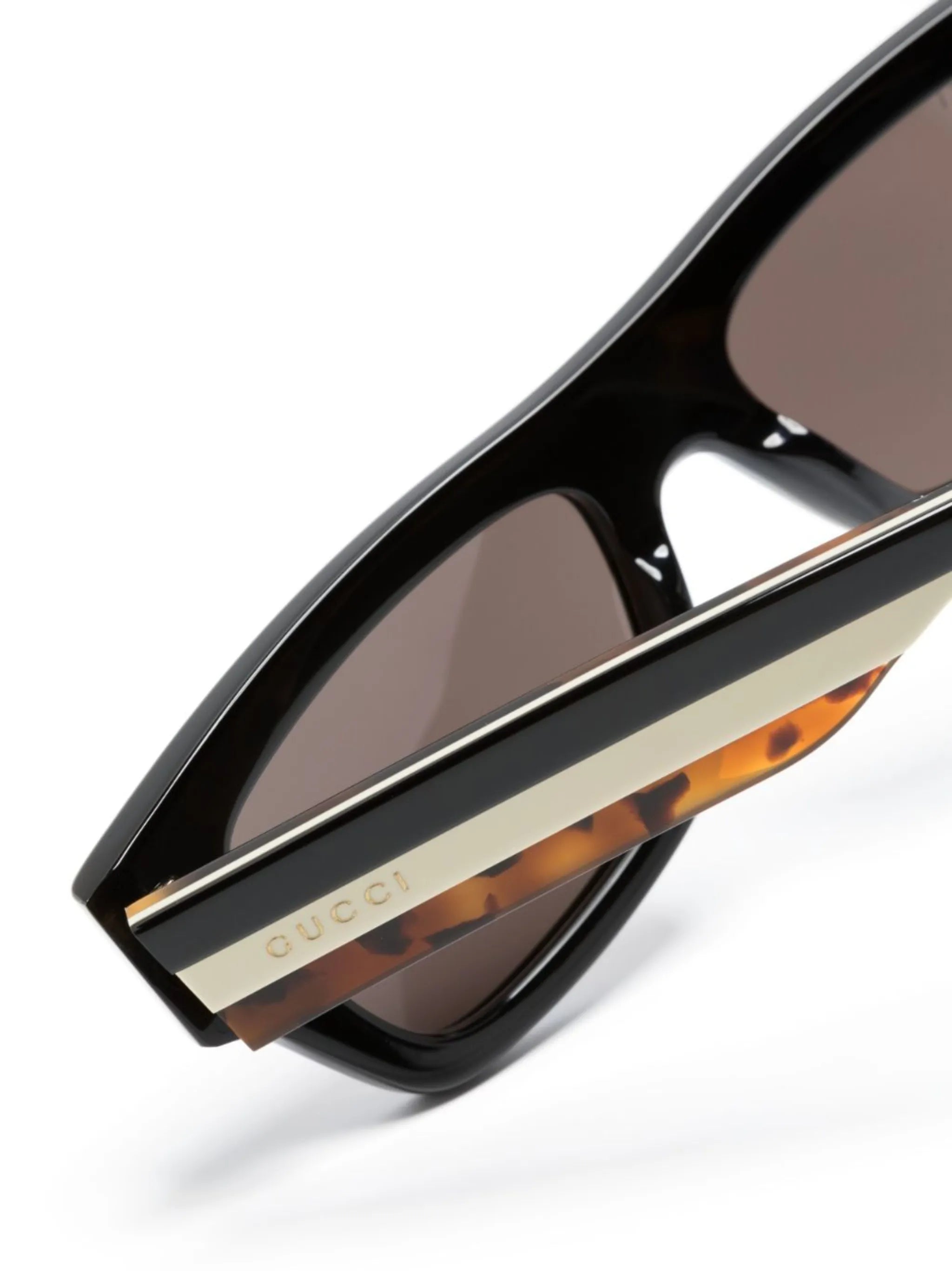 square-frame tinted sunglasses