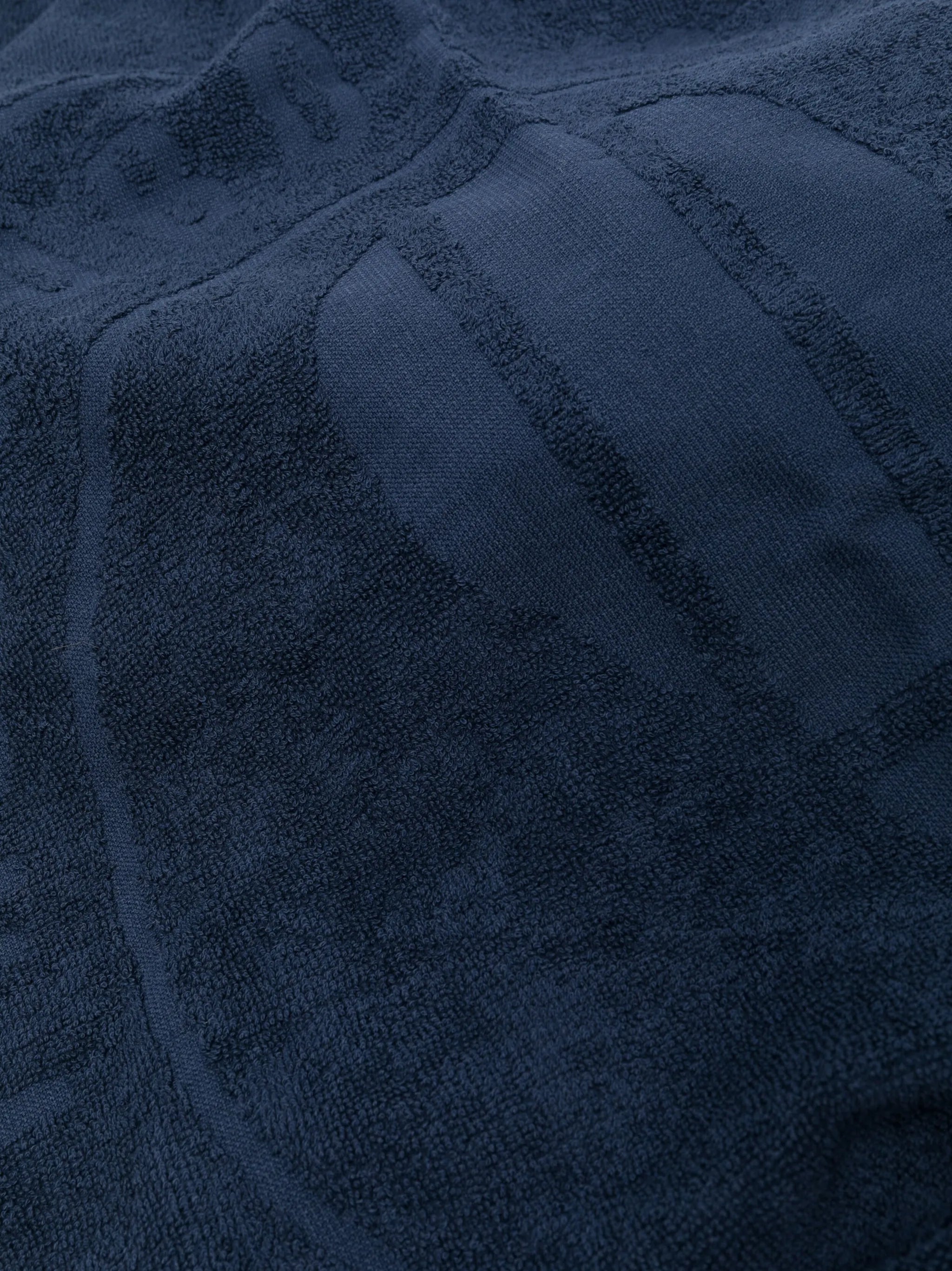 logo-print beach towel