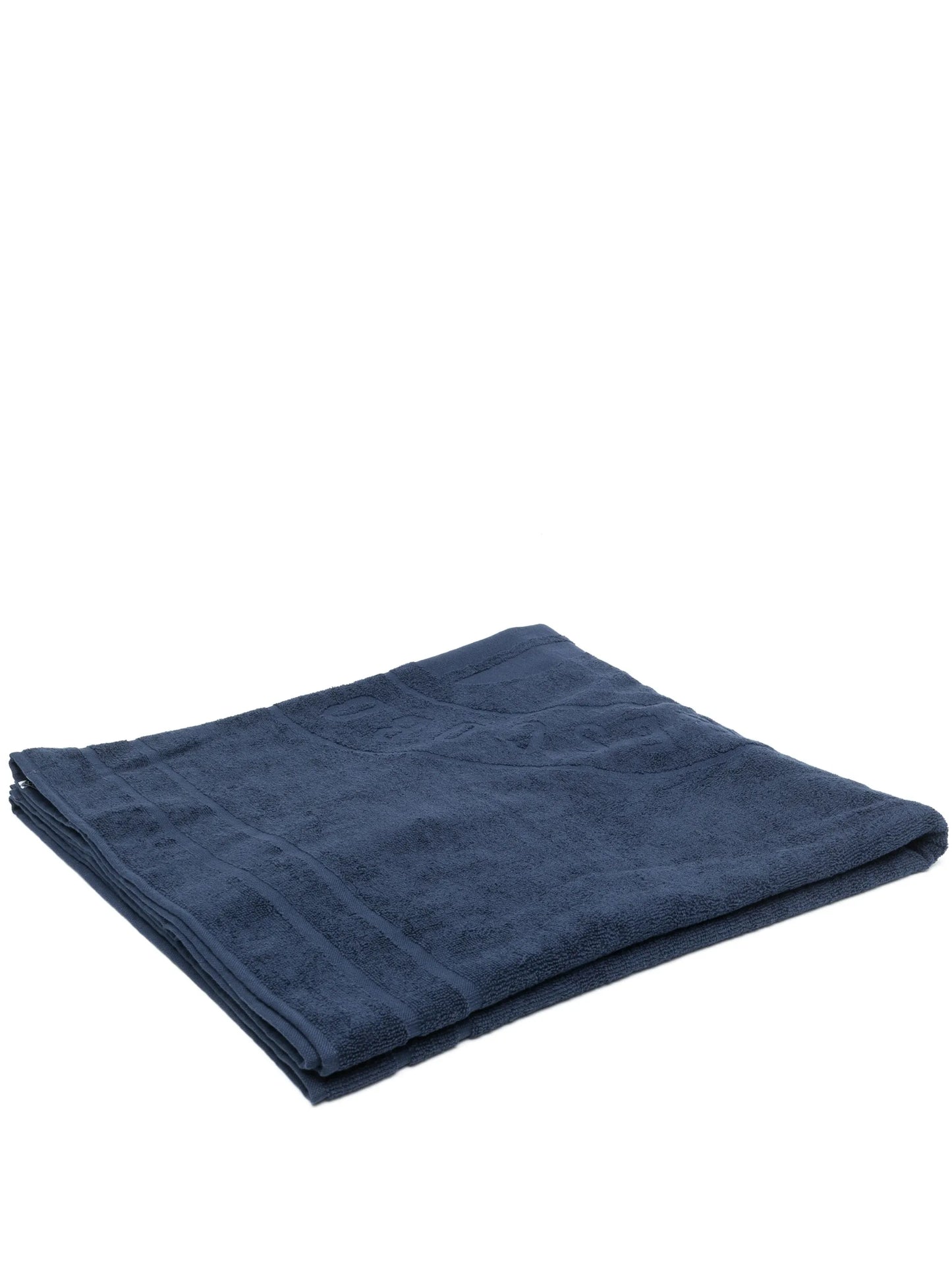 logo-print beach towel