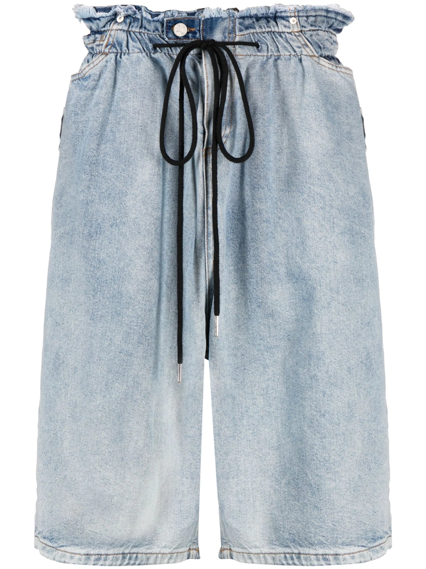 Belt Off denim shorts