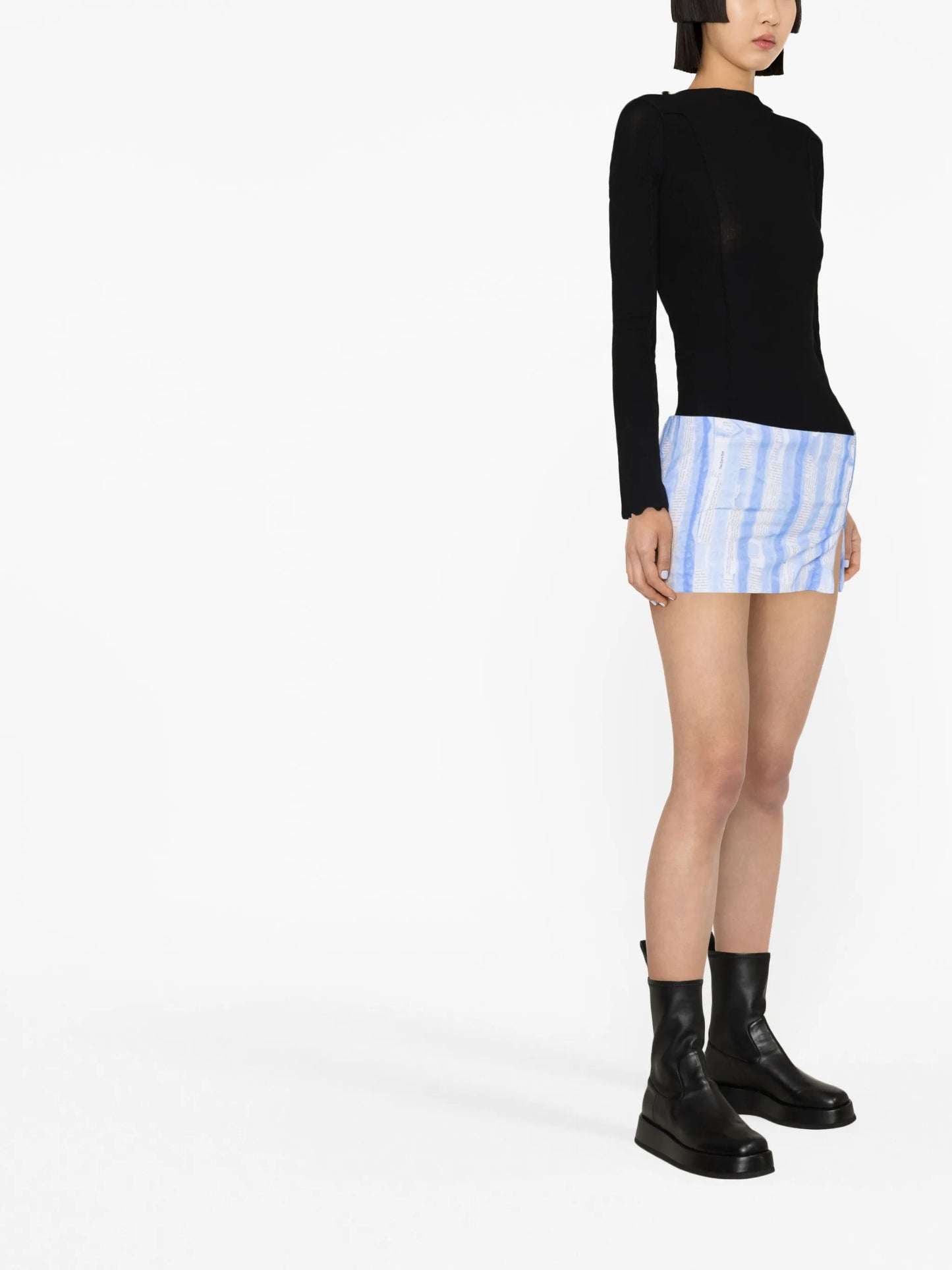 The Read front-slit miniskirt