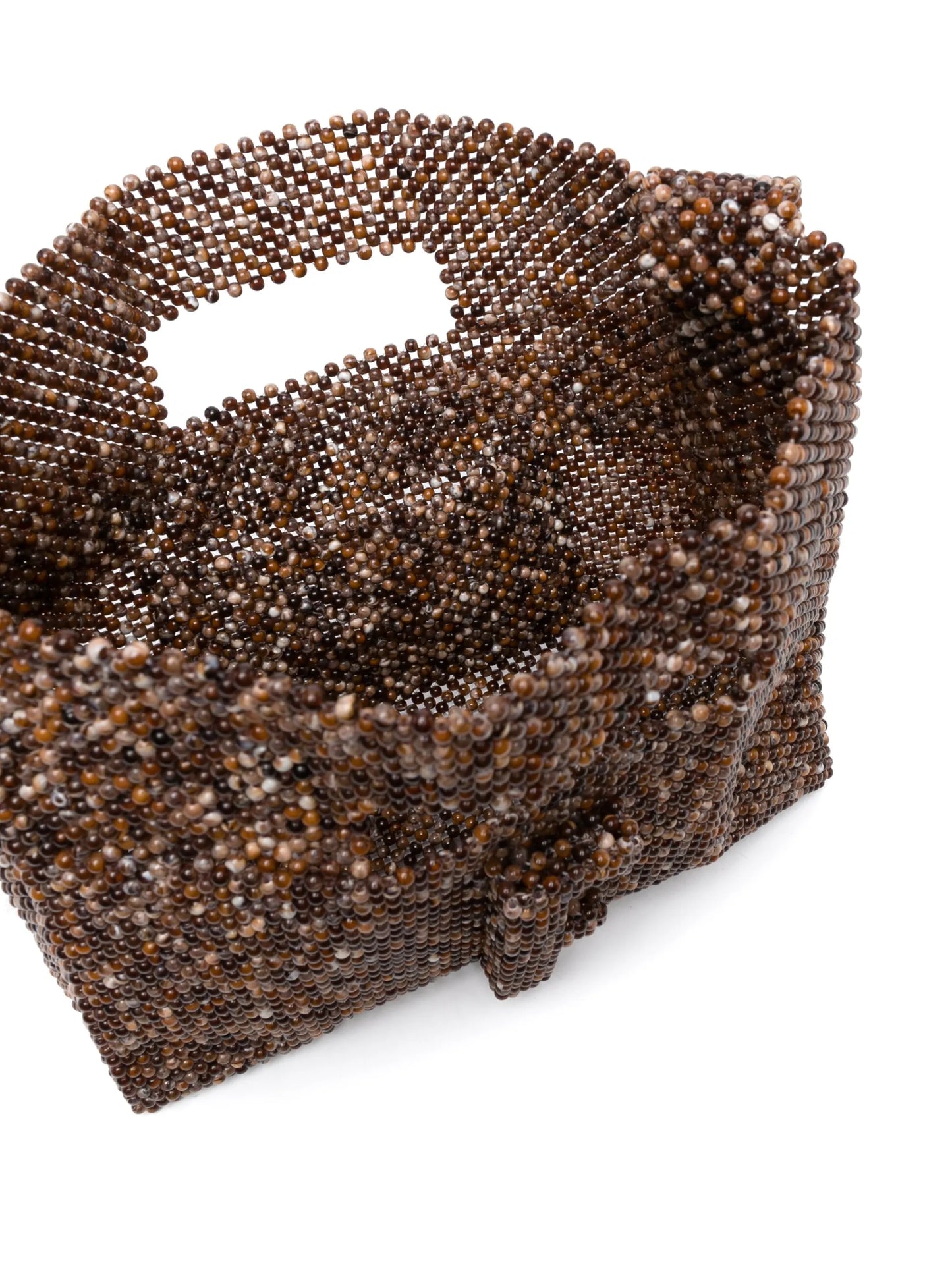 Eff beaded tote bag