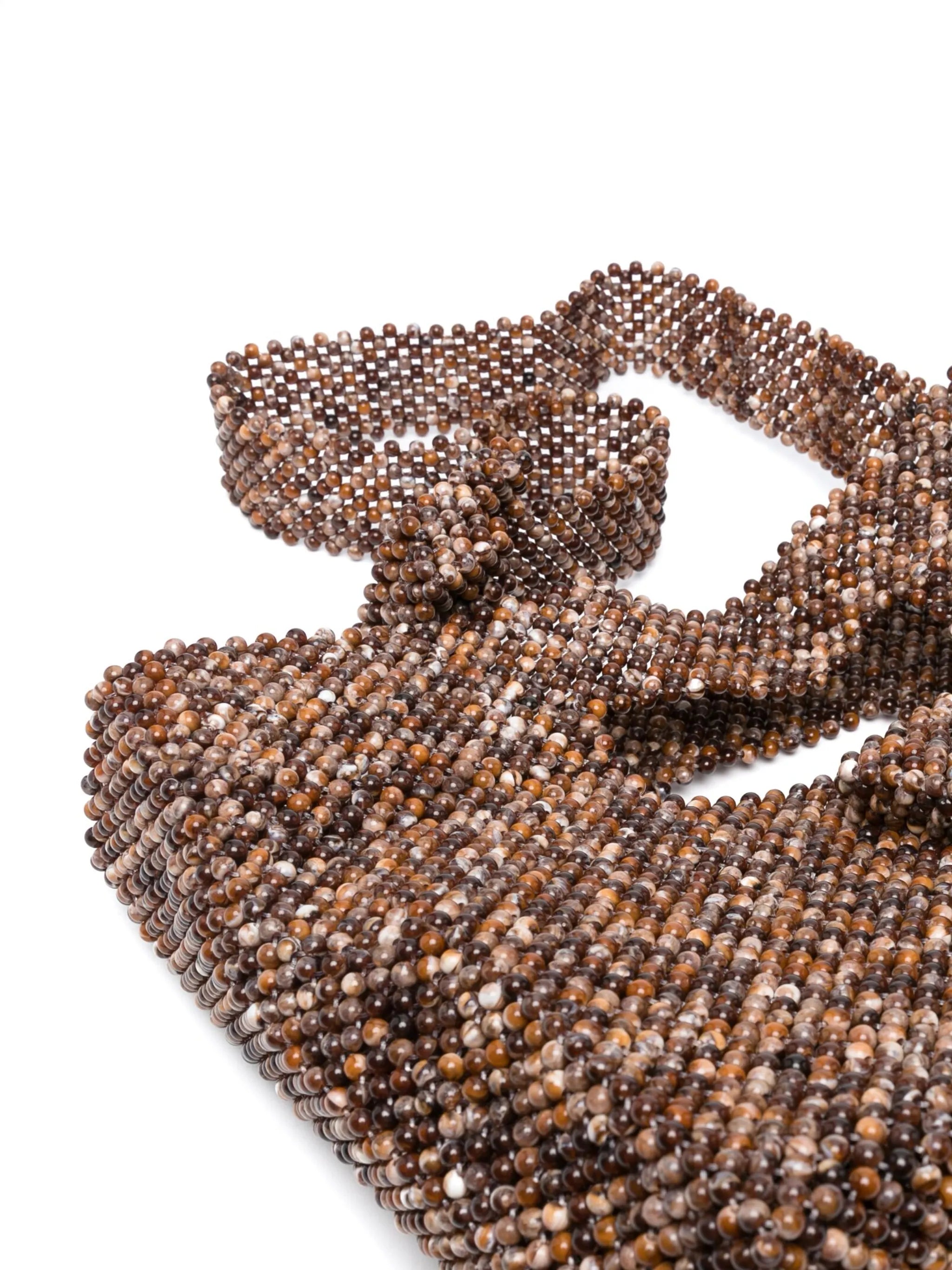 Eff beaded tote bag