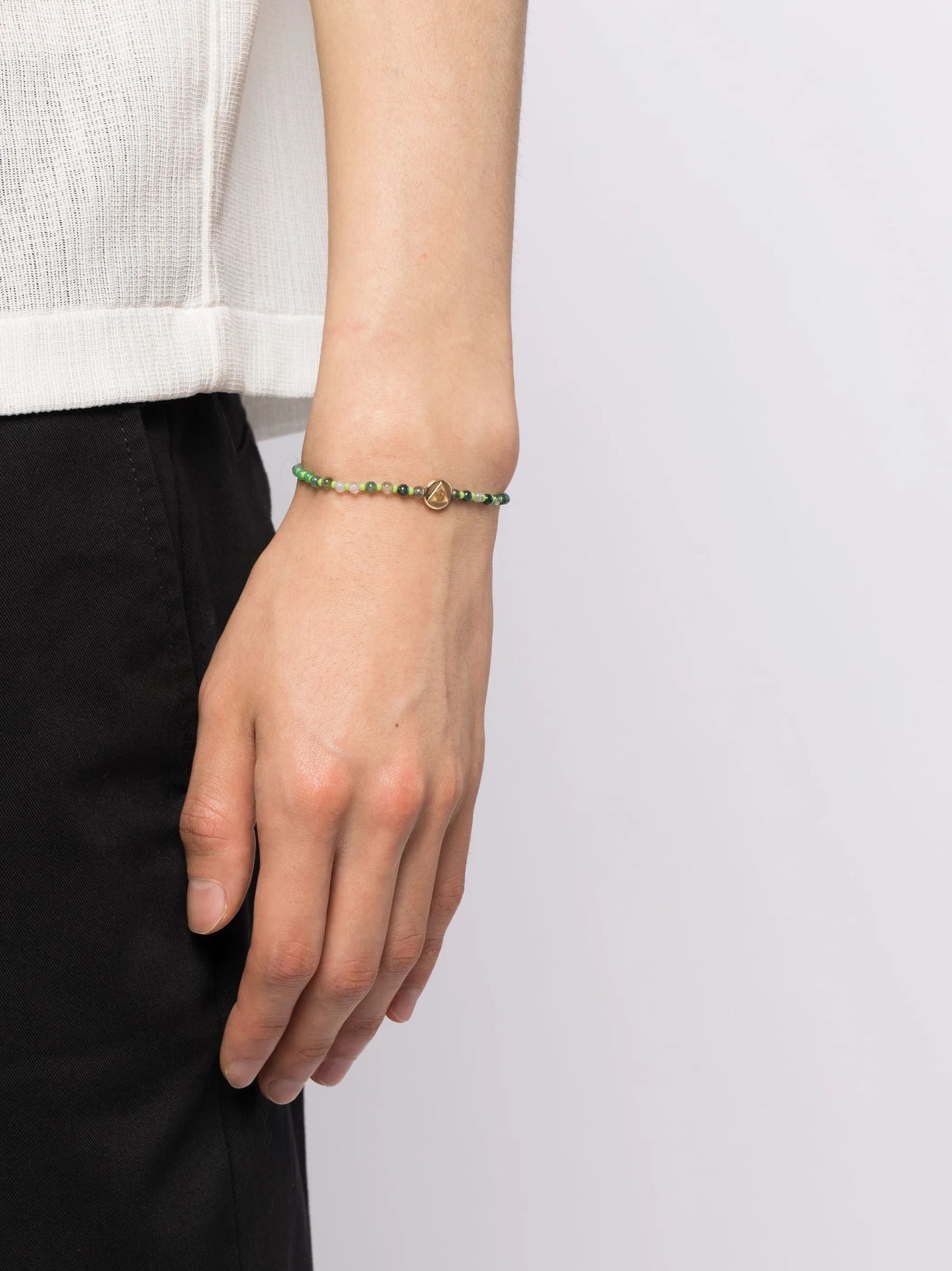 14kt yellow gold Light of the Majestic beaded bracelet