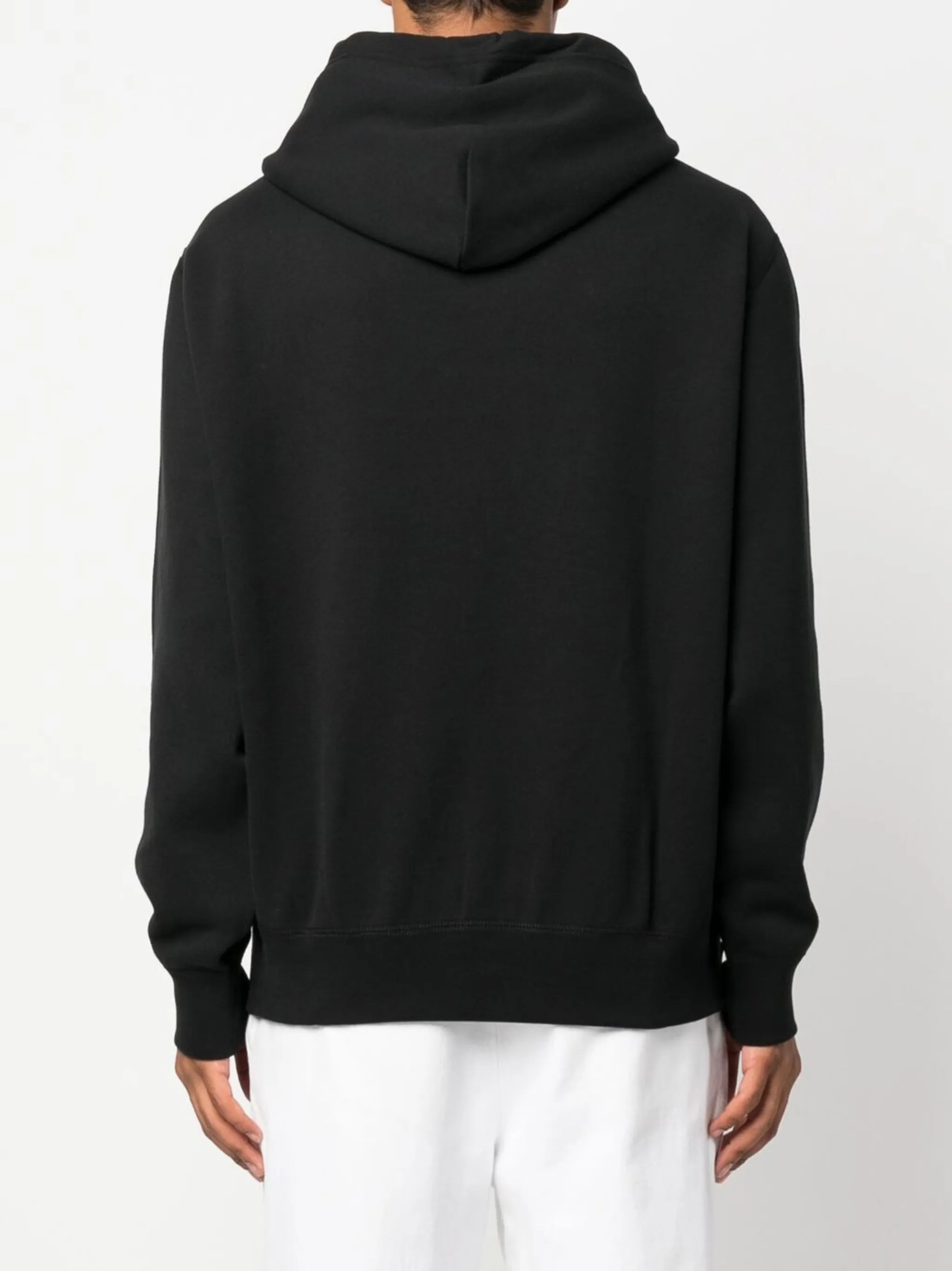 appliqué logo hoodie