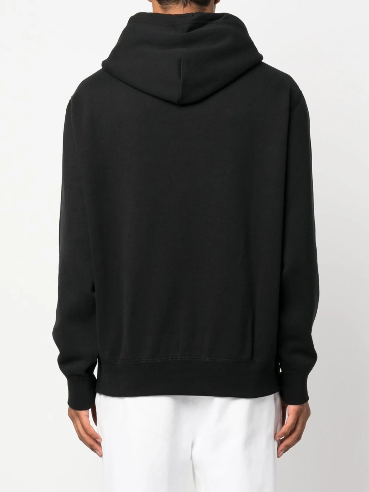 appliqué logo hoodie