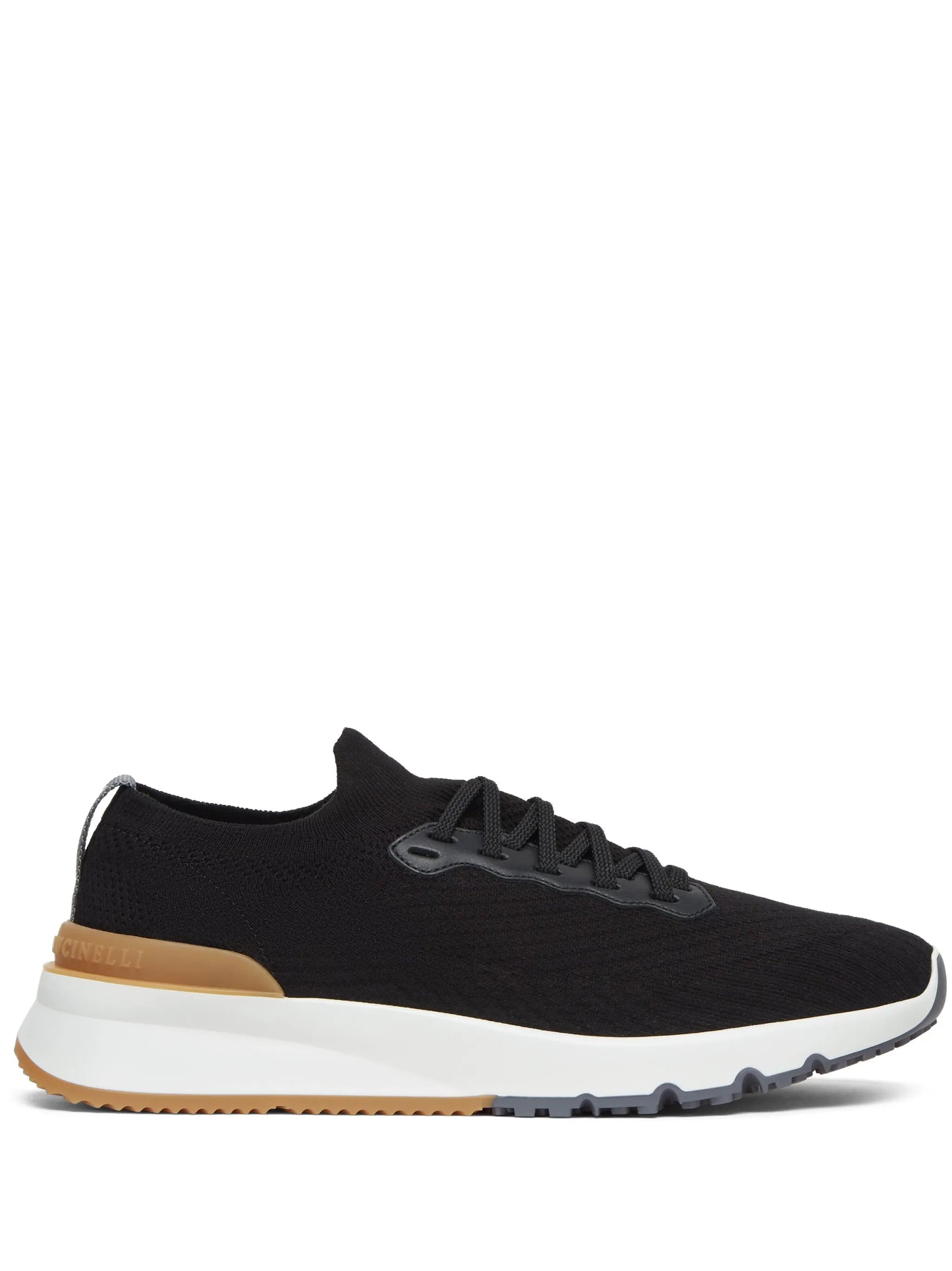 low-top knitted sneakers
