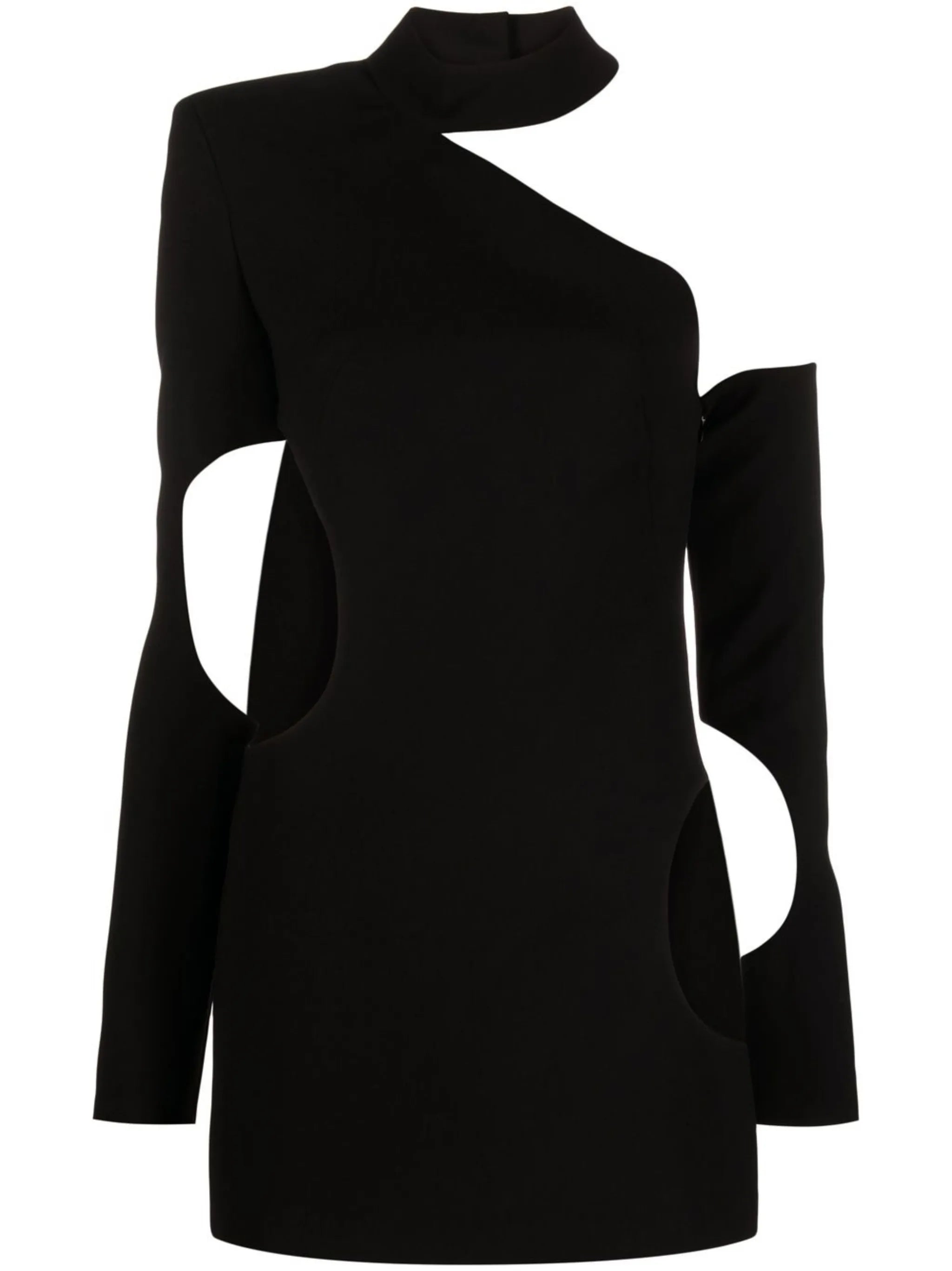 cut-out detail minidress