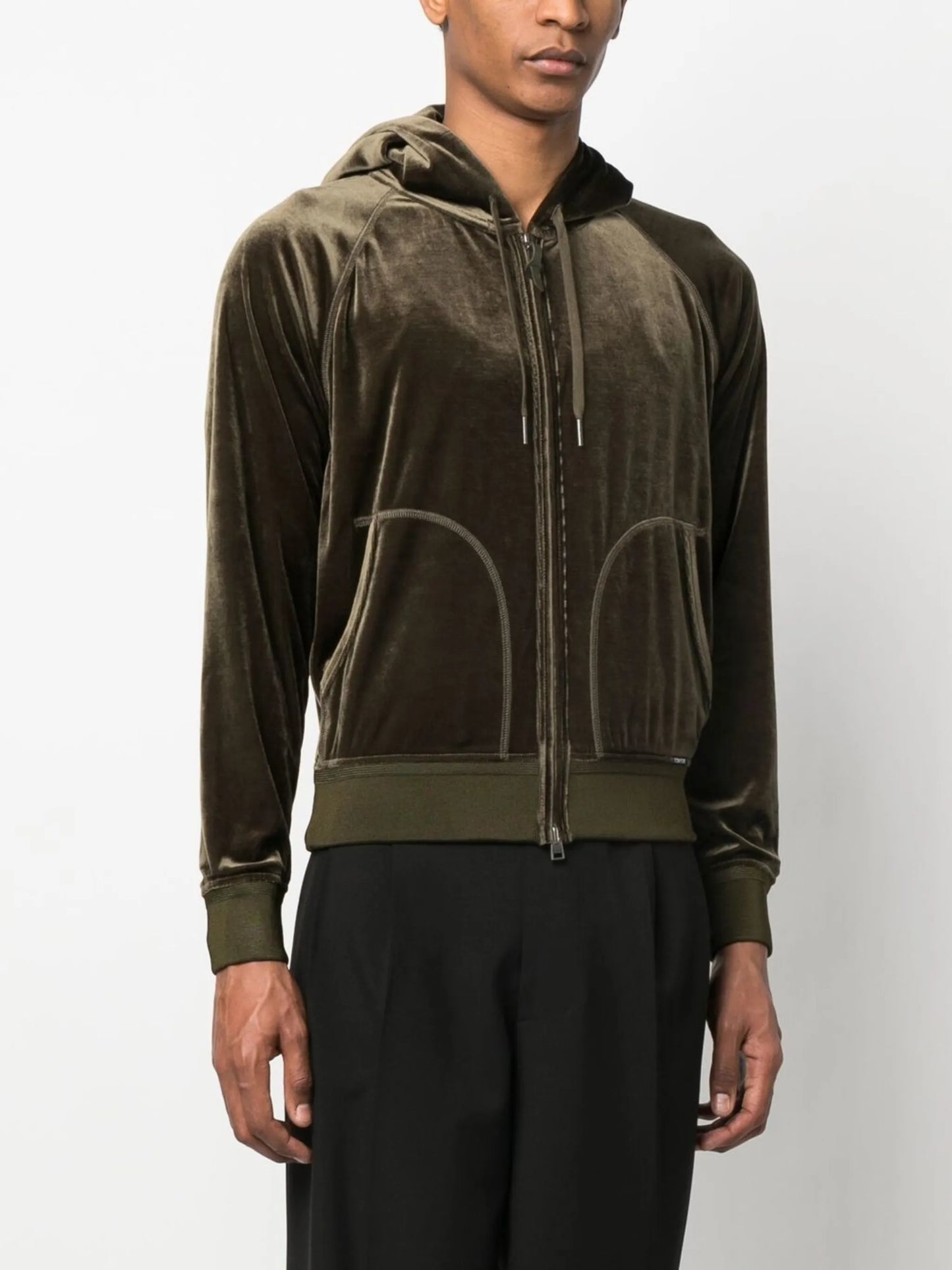 full-zip hooded jacket