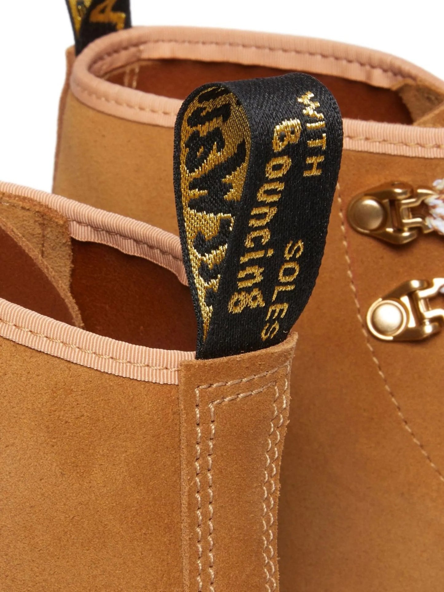 chunky lace-up suede boots