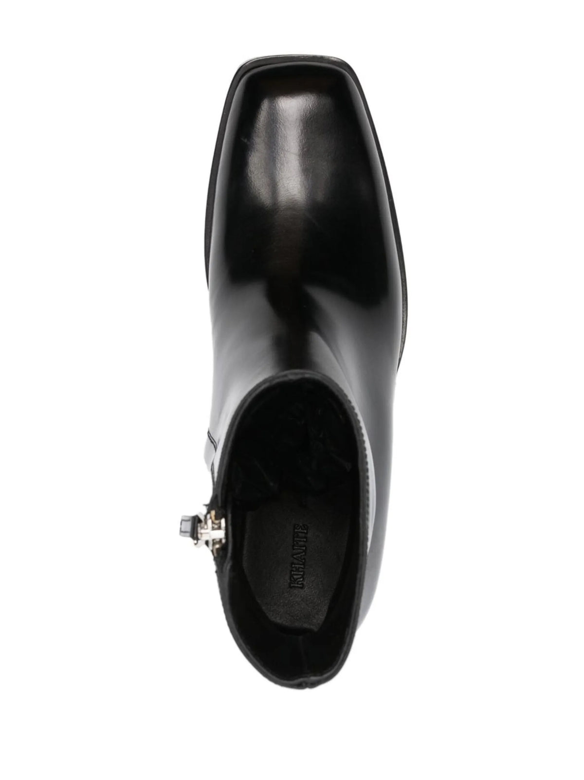 square-toe ankle boots