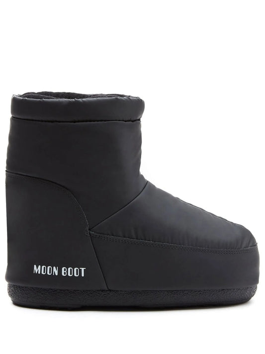 No Lace black rubber boots