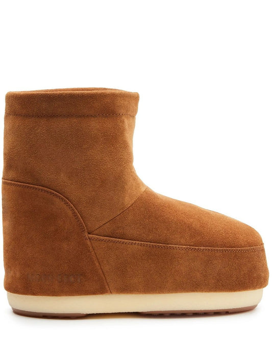No Lace Icon suede snow boots