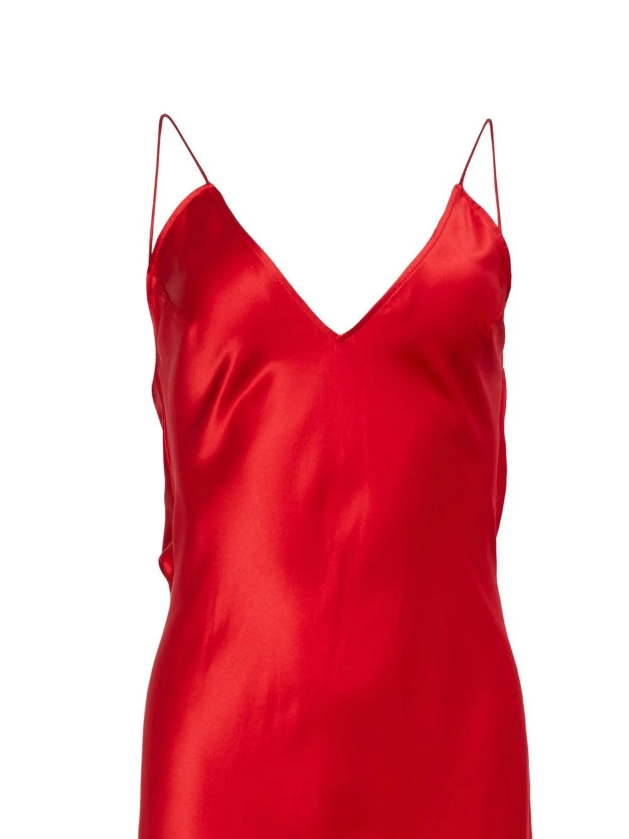 Crystal midi low-back slip
