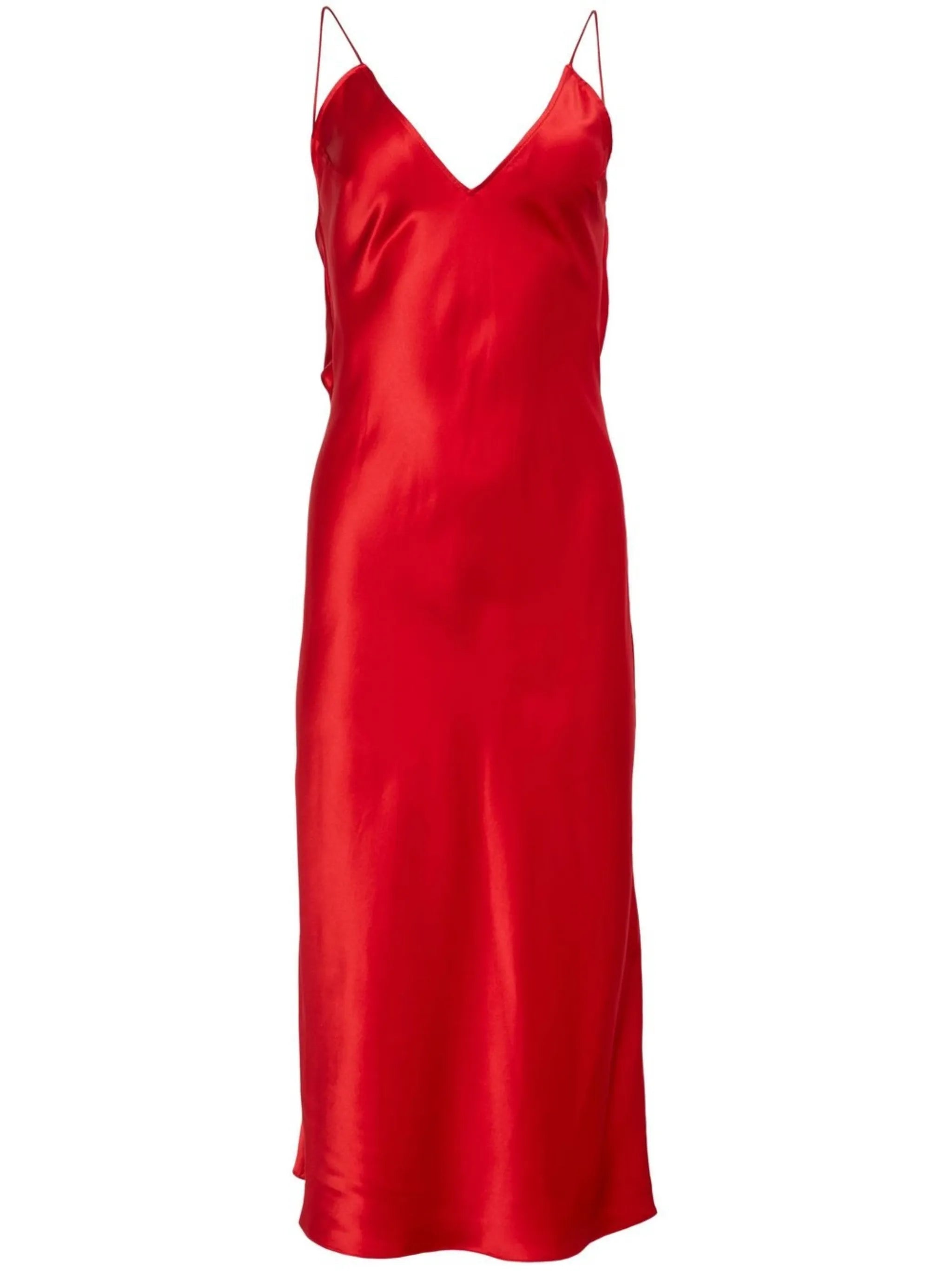 Crystal midi low-back slip