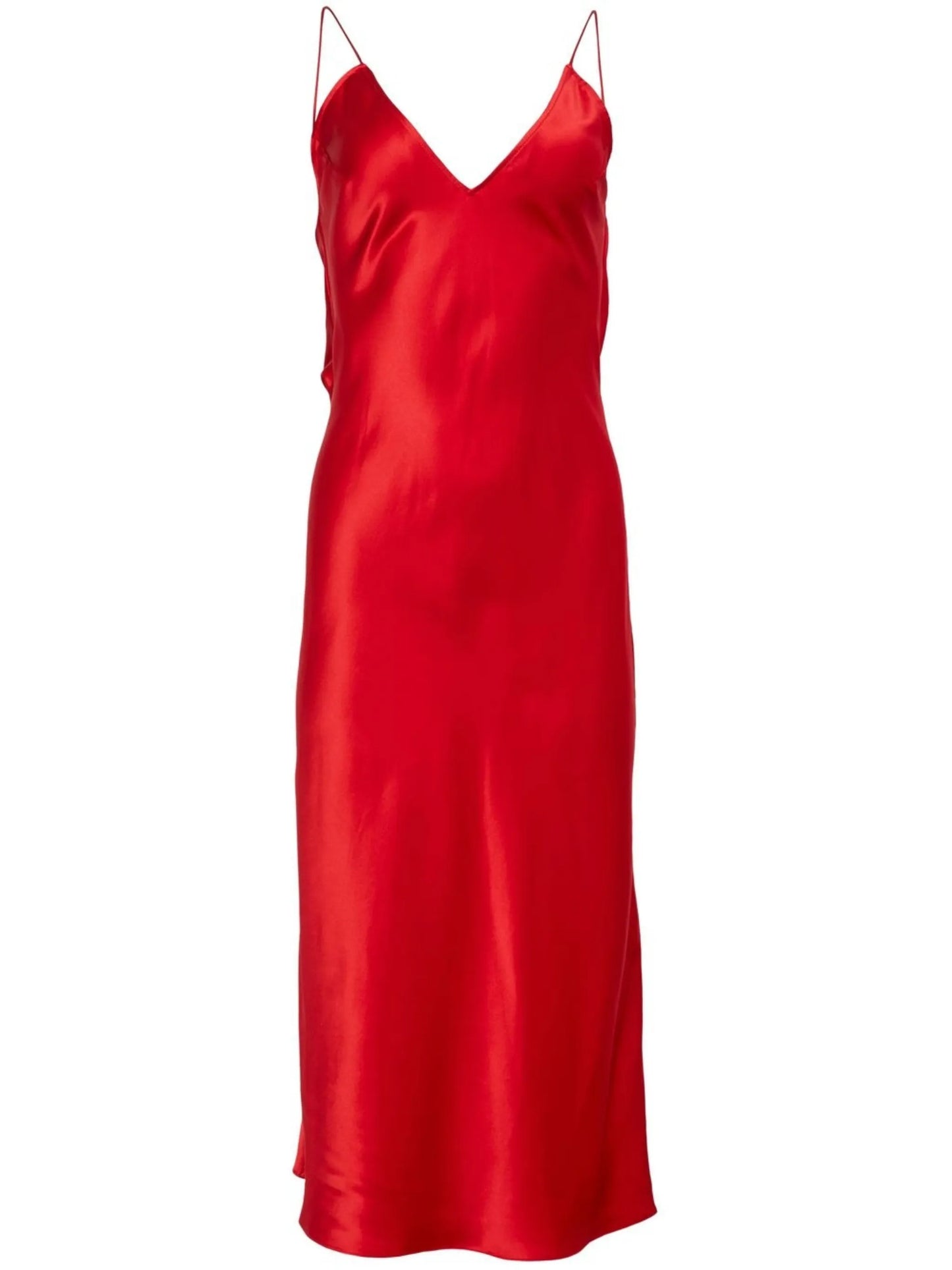 Crystal midi low-back slip