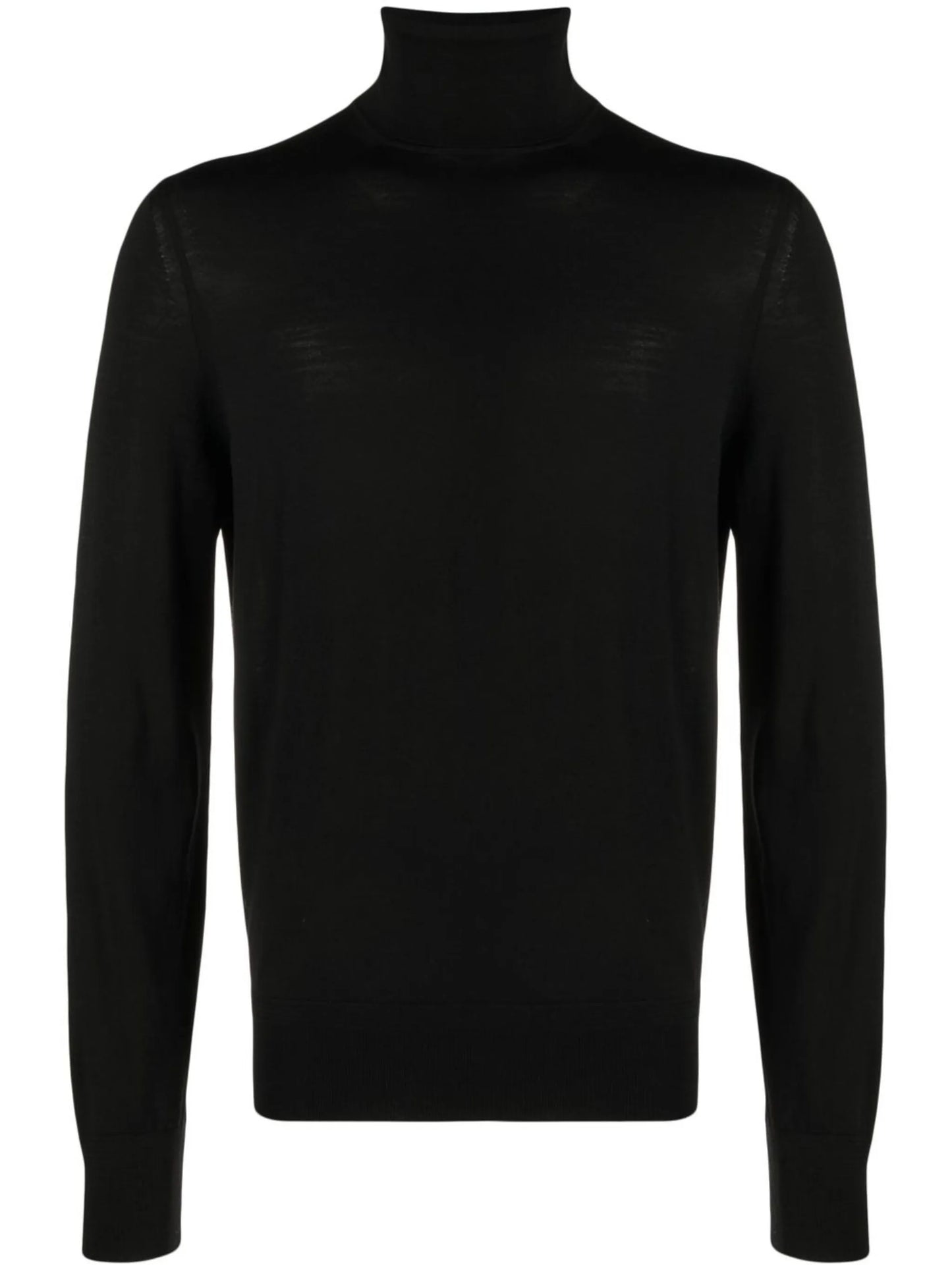 roll-neck wool jumper