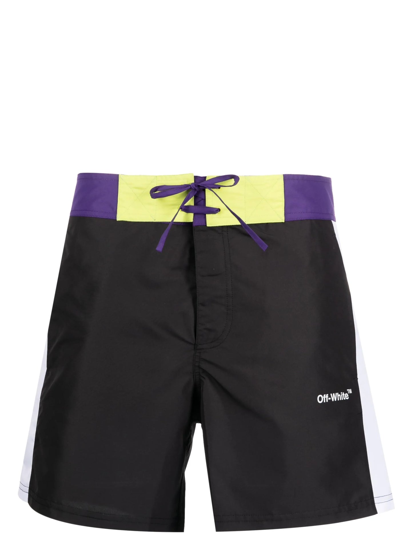 Arrows-print swim shorts