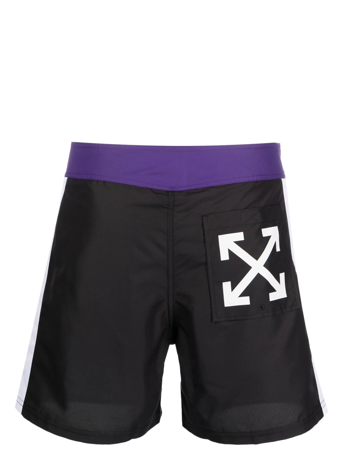 Arrows-print swim shorts
