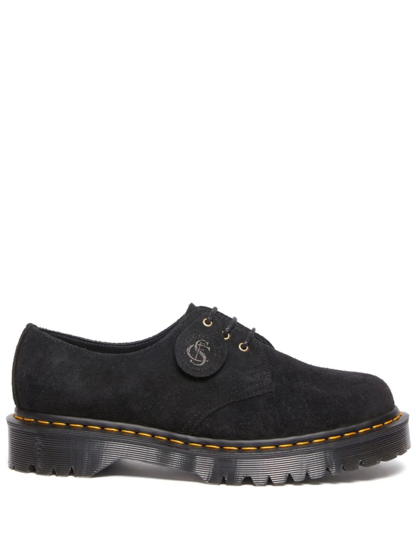 lace-up suede derby shoes
