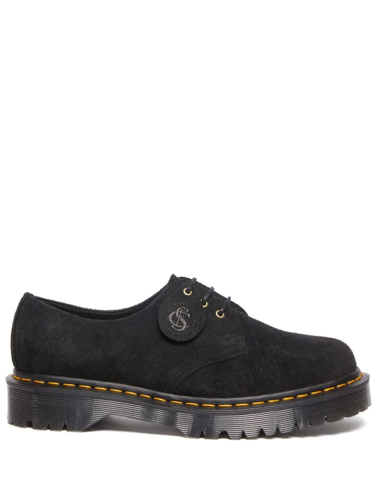 lace-up suede derby shoes