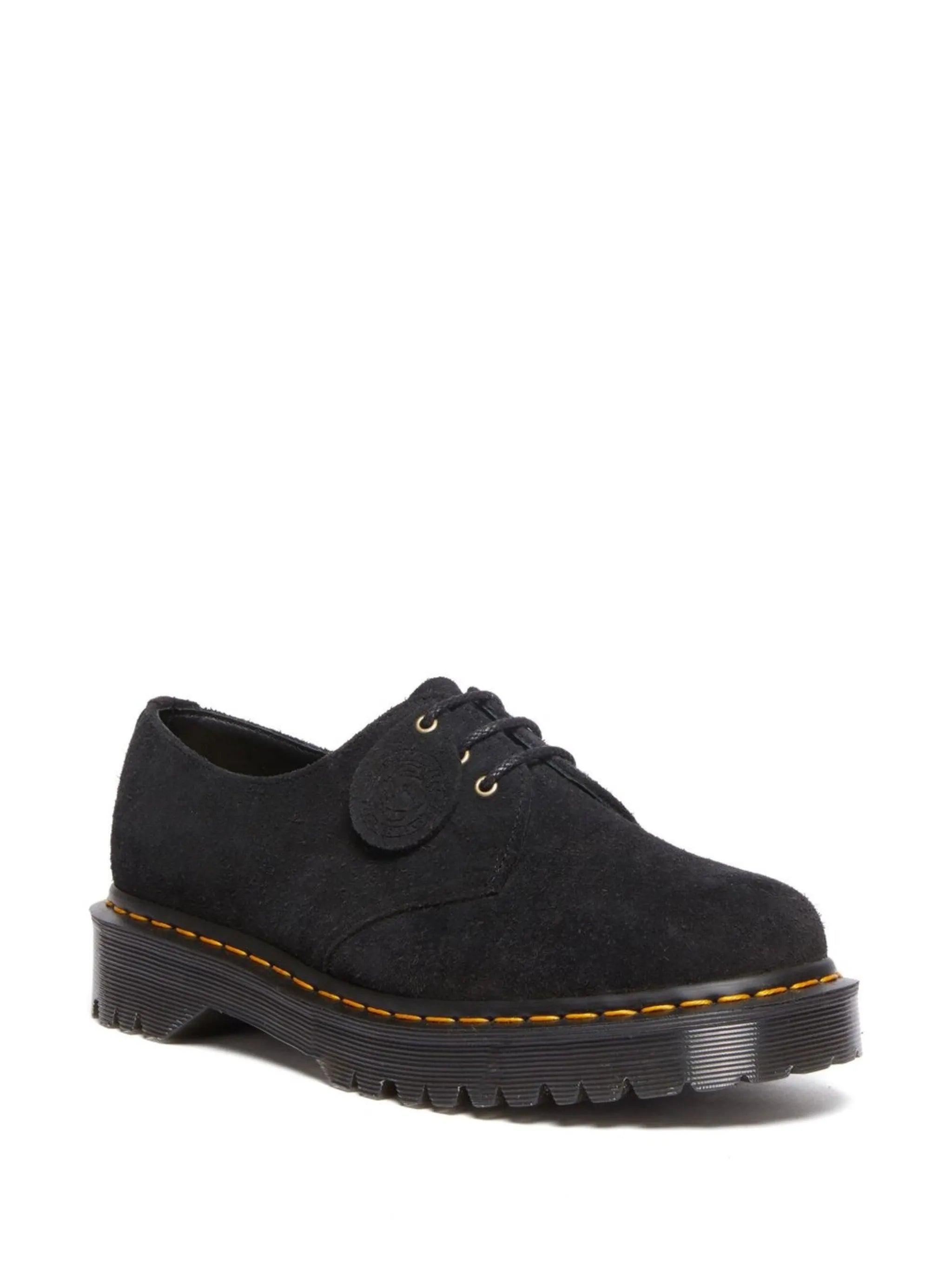 lace-up suede derby shoes