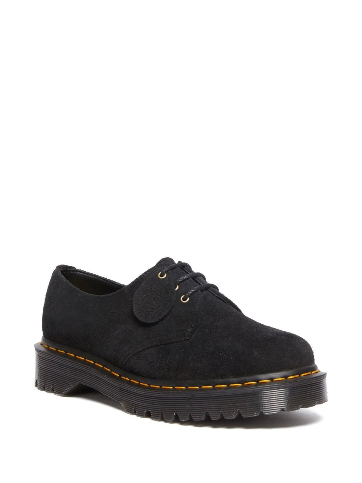 lace-up suede derby shoes