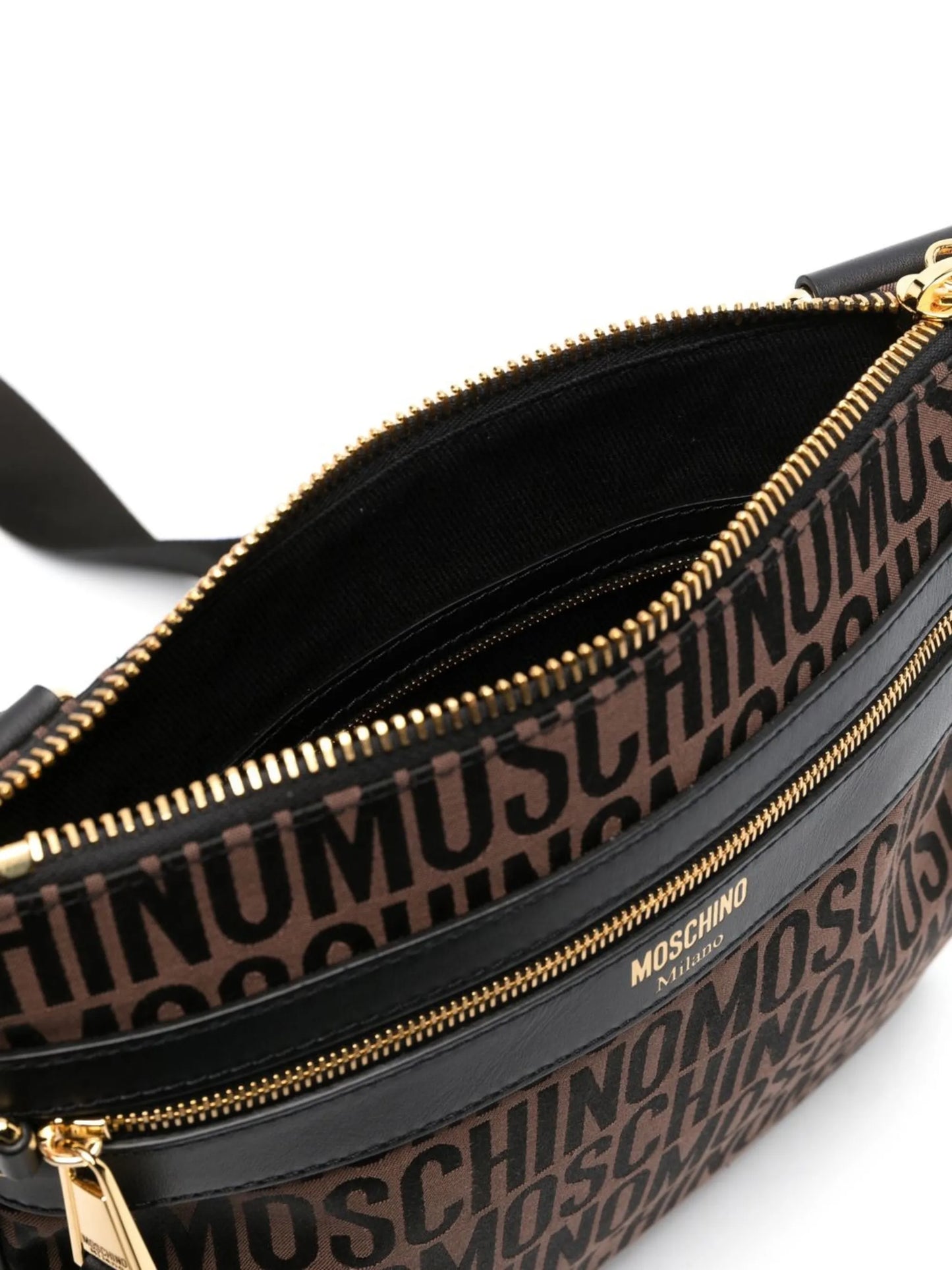 jacquard-logo cross-body bag