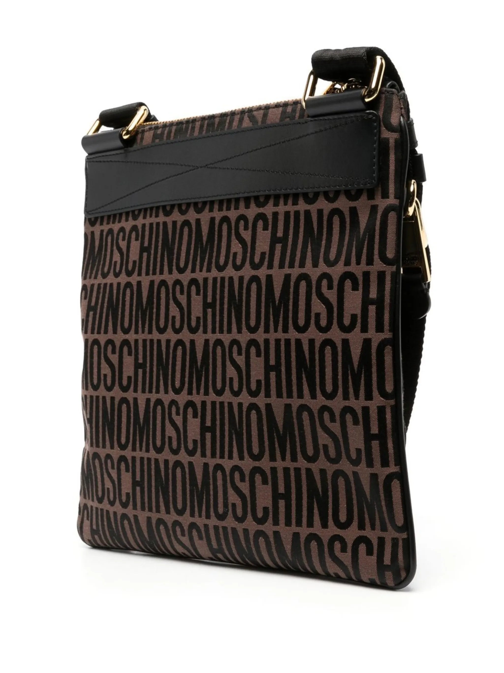 jacquard-logo cross-body bag