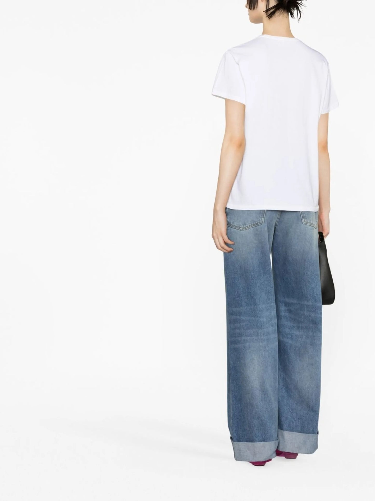 slogan-print cotton t-shirt