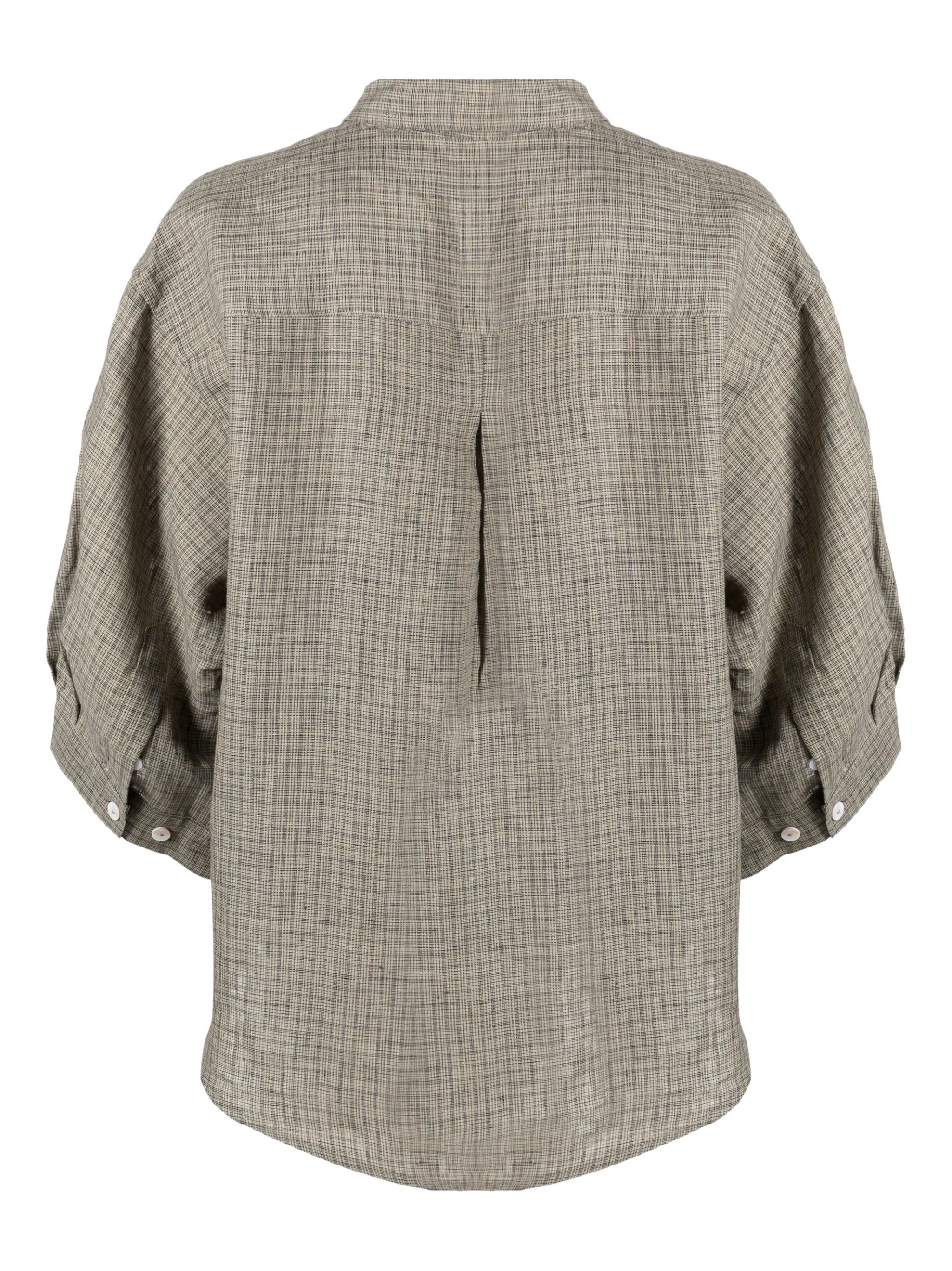 linen short pajama set