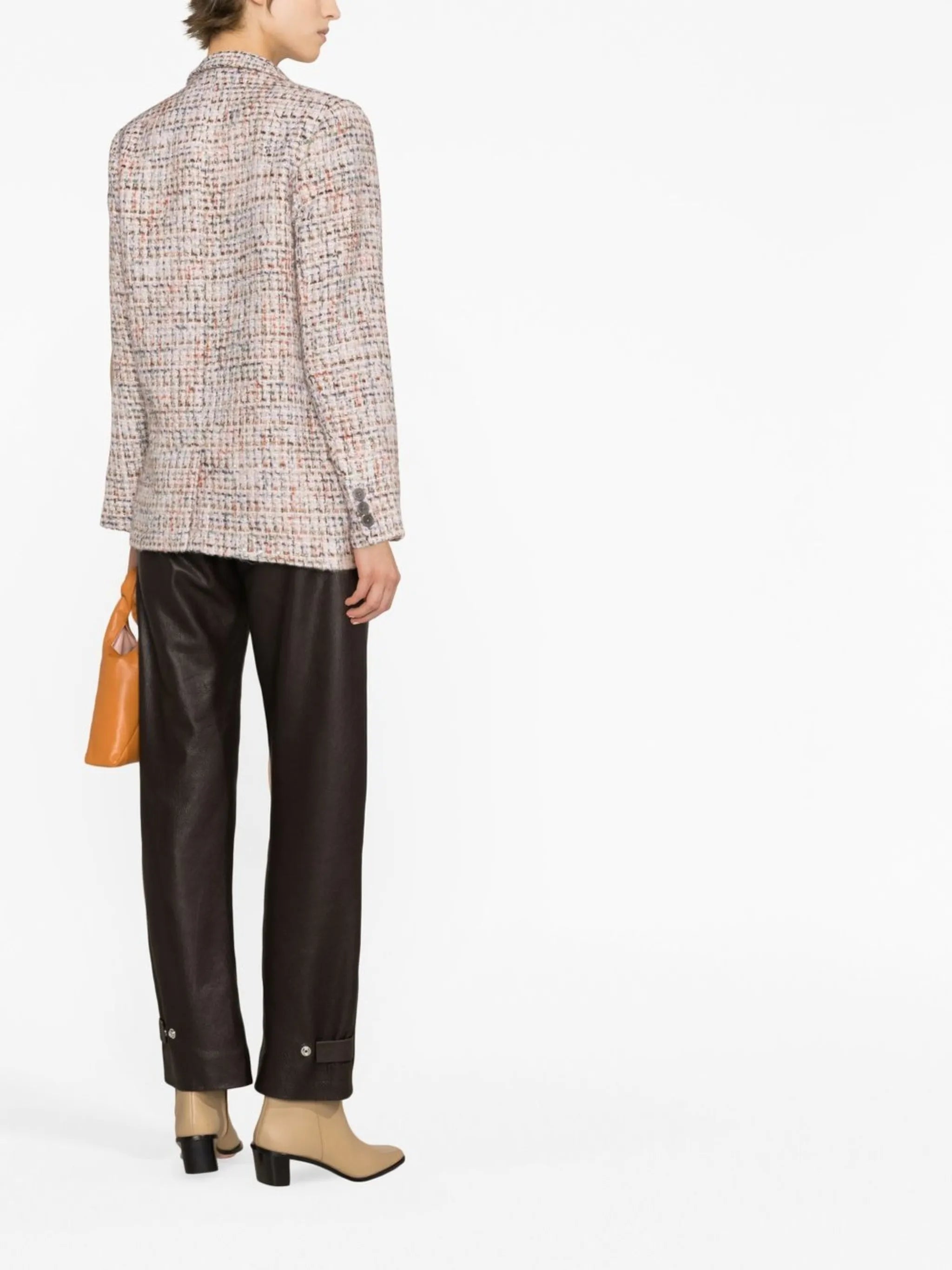Diana double-breasted tweed blazer