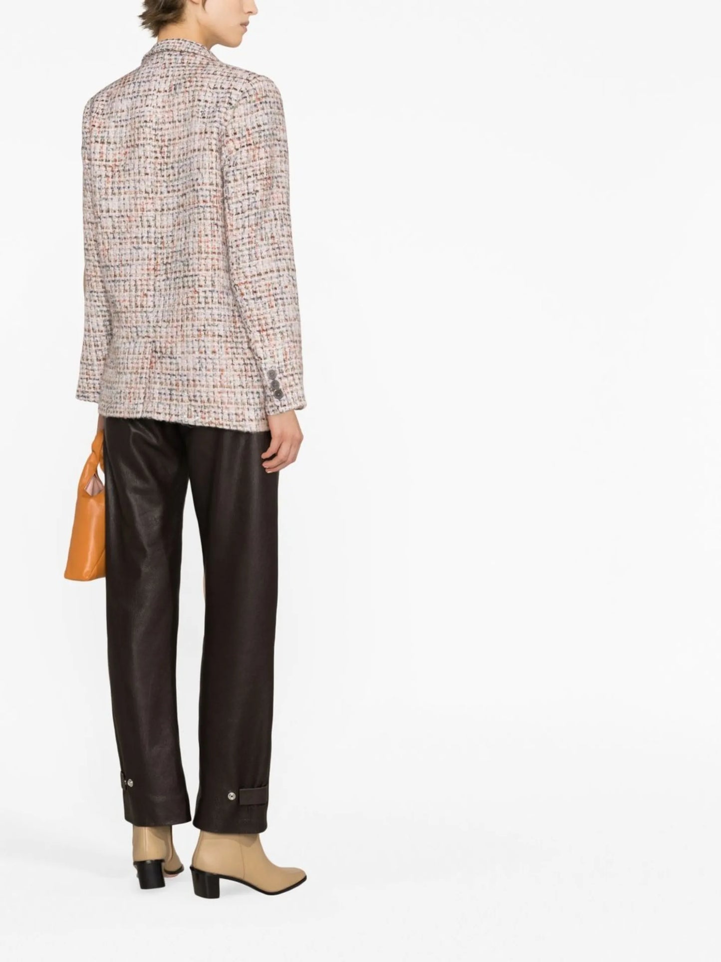Diana double-breasted tweed blazer